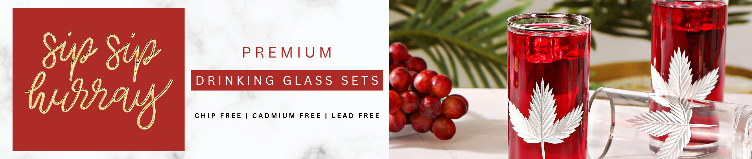 glass and glass sets, glassware, water glass, wine glass, mocktail glass, cup and saucer sets, ice cream bowls