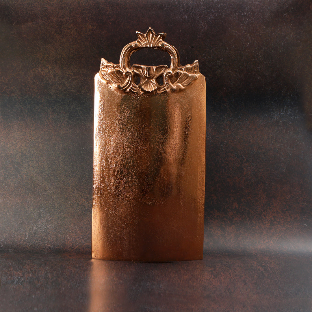 Copper Rectangle Vase 1- The Home Co.