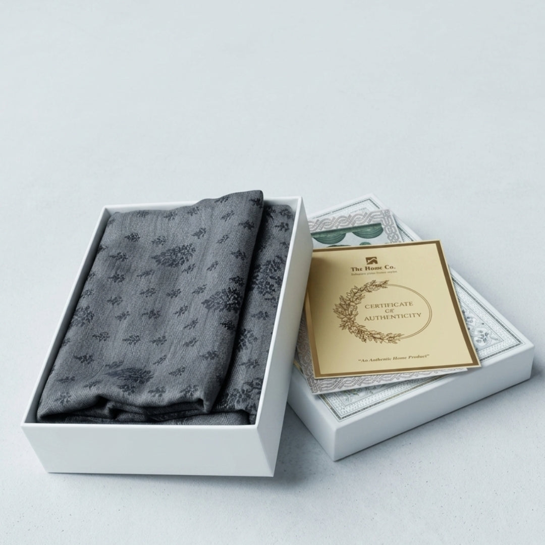 Premium Unisex Cotton-Wool Blend Stole Gift Set