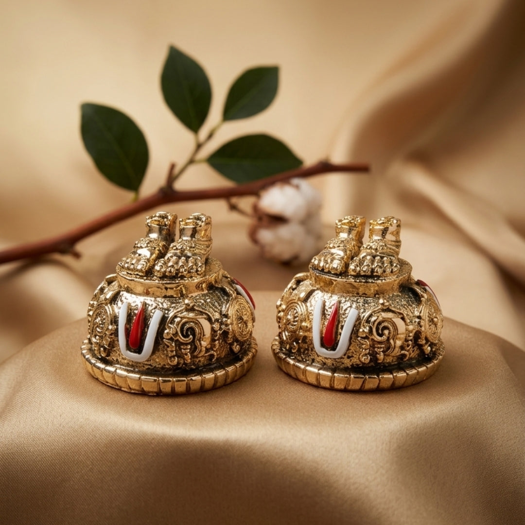 The Home Co- 24K Gold Plated The Balaji Charan- set of 2