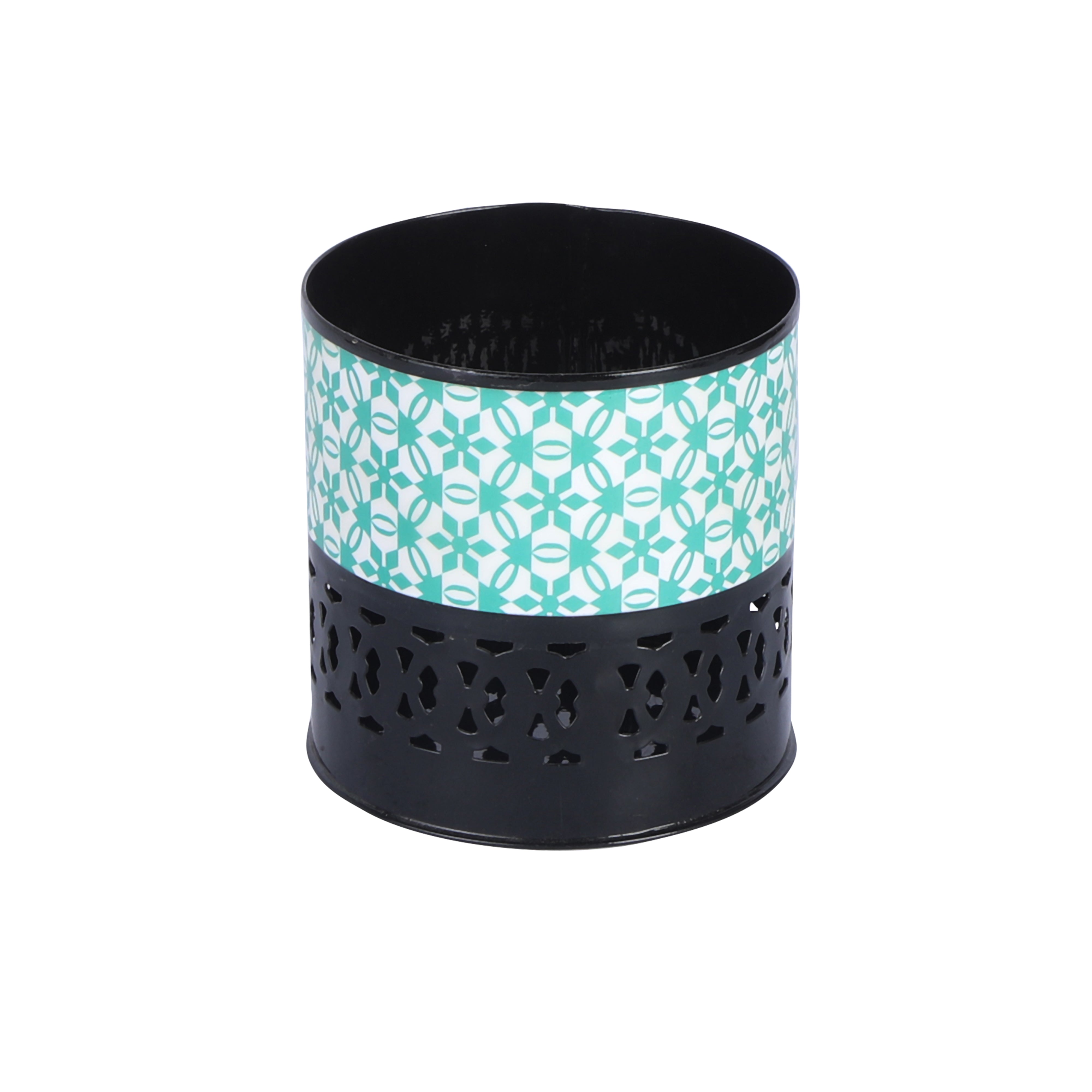 Round Cutlery Holder - Green