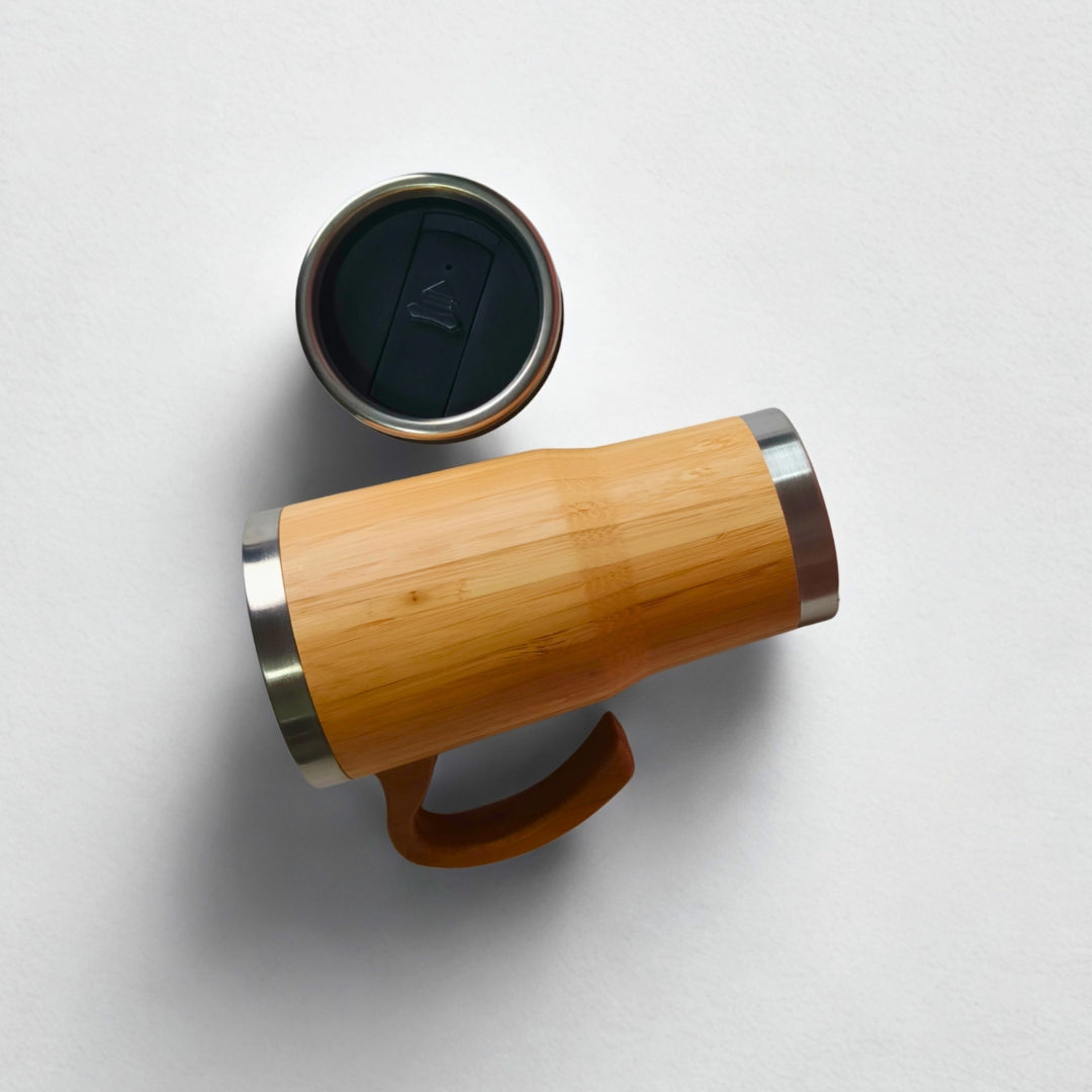 Bamboo Stainless Steel Lid And Handle