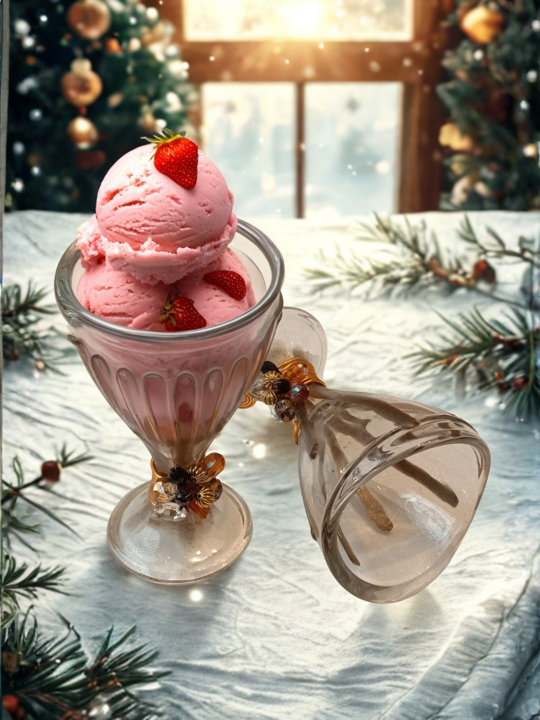 Oval Shape Grey Resin Mocktail Filigree Glass Set of 5