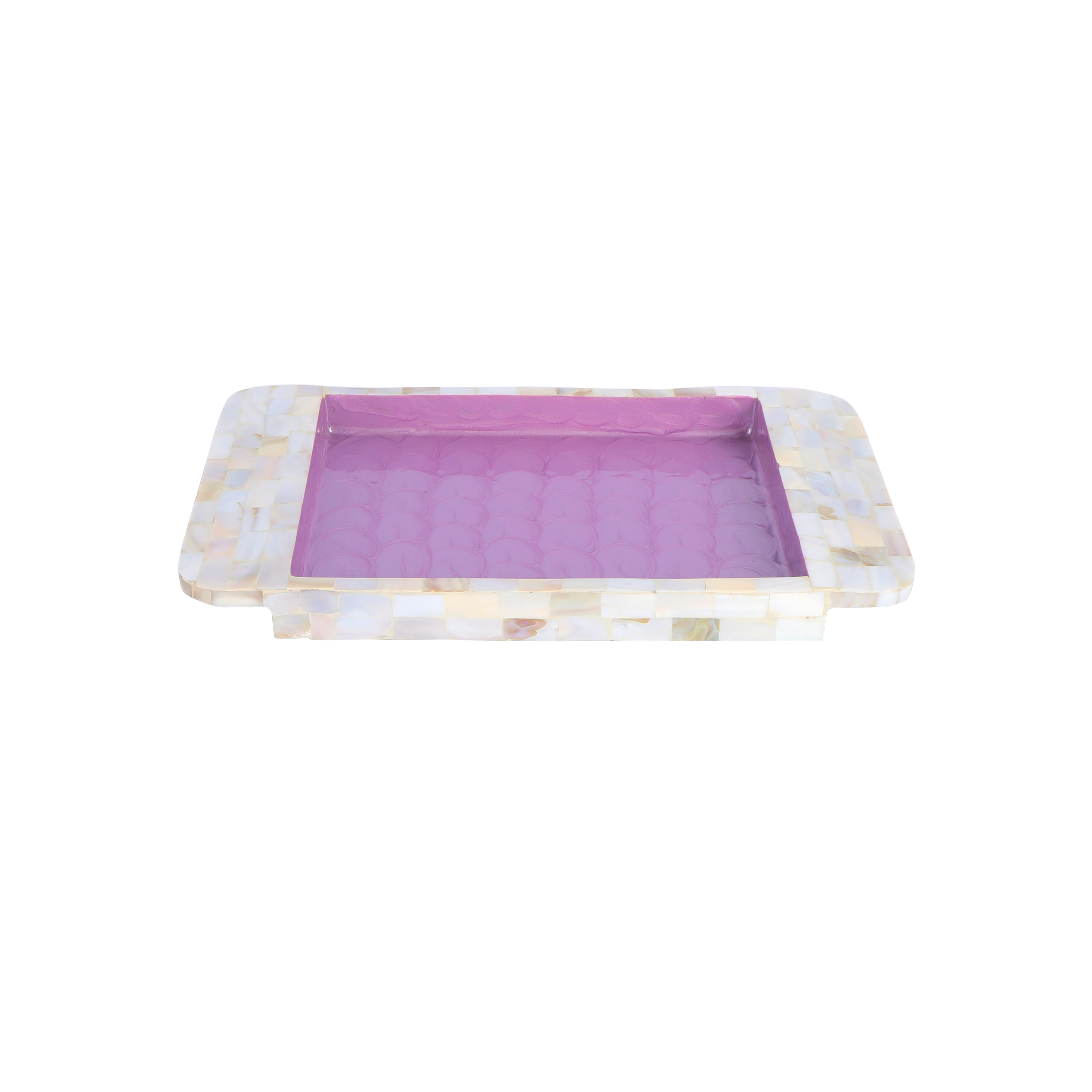 Tray Set of 3 - Purple Mother Of Pearl