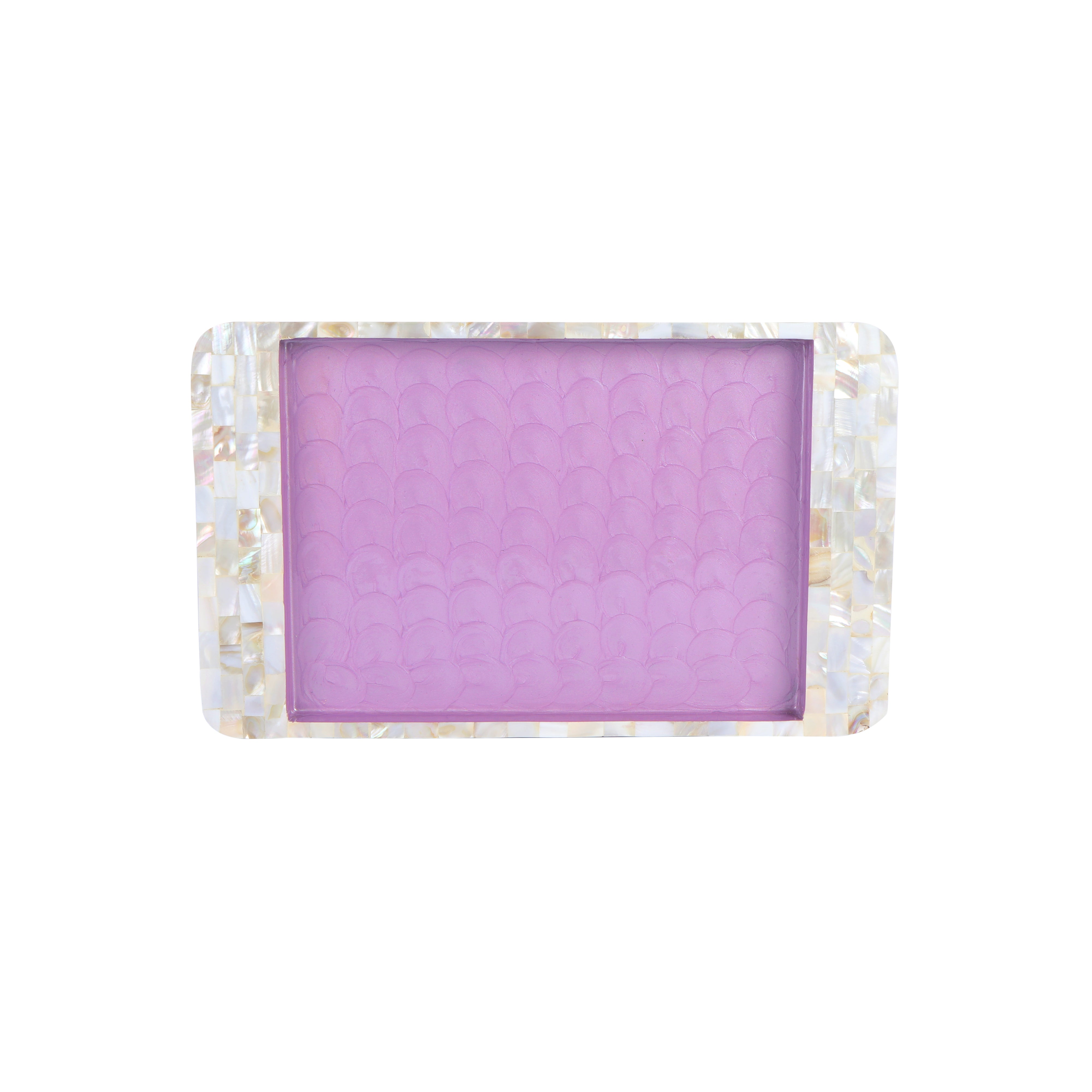 Tray Set of 3 - Purple Mother Of Pearl