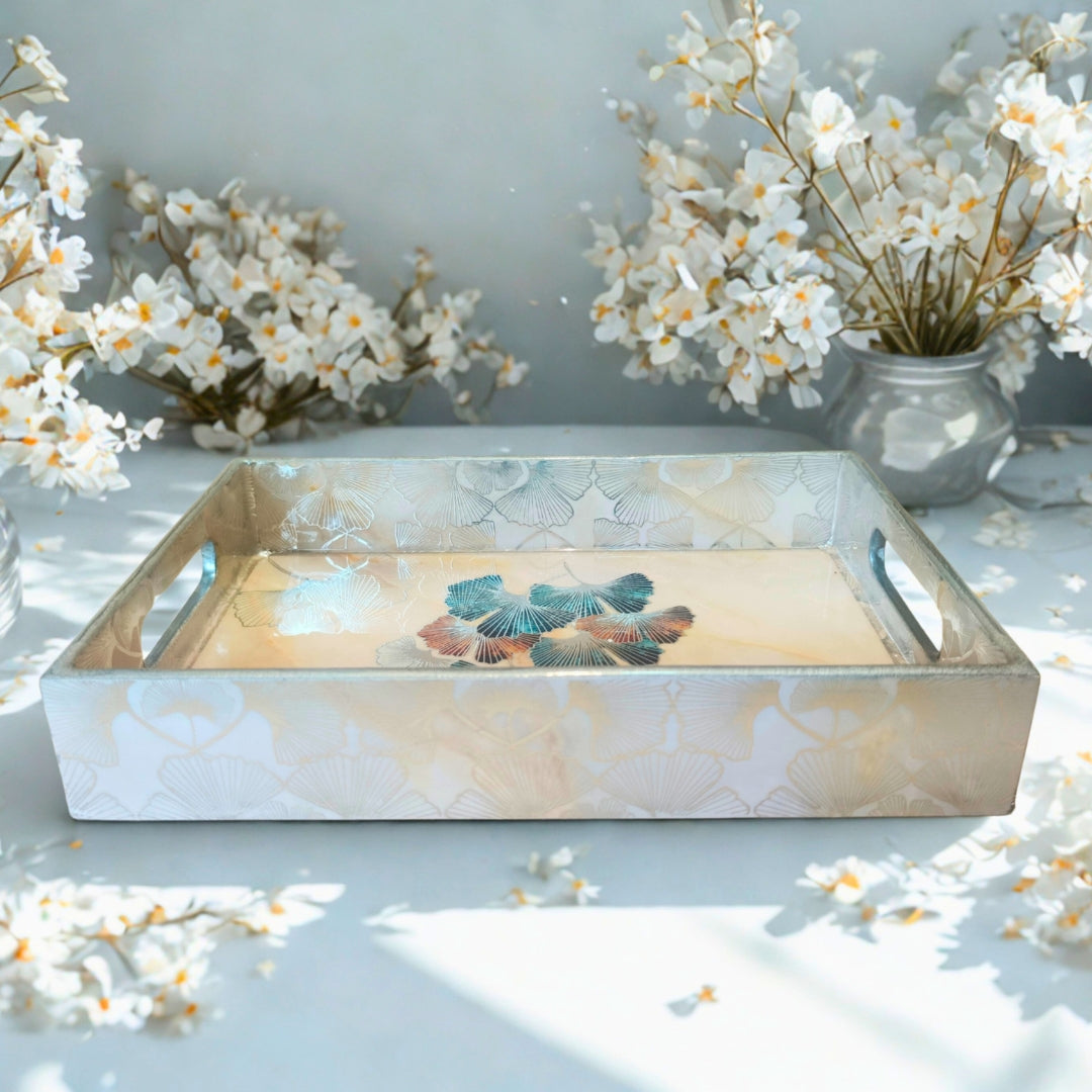 Rectangle Tray - New Flower ( Small )