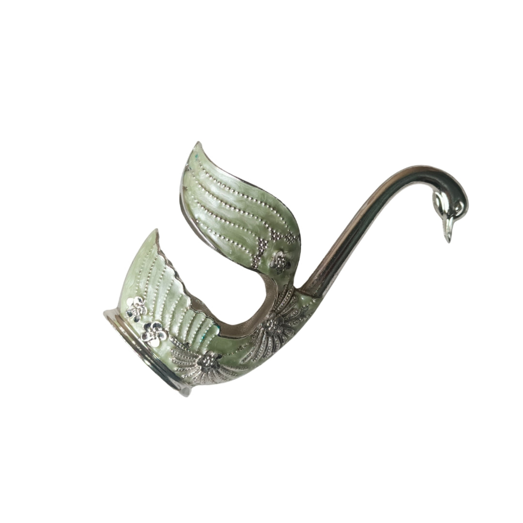 Green Swan spoon Set of 6 With Stand
