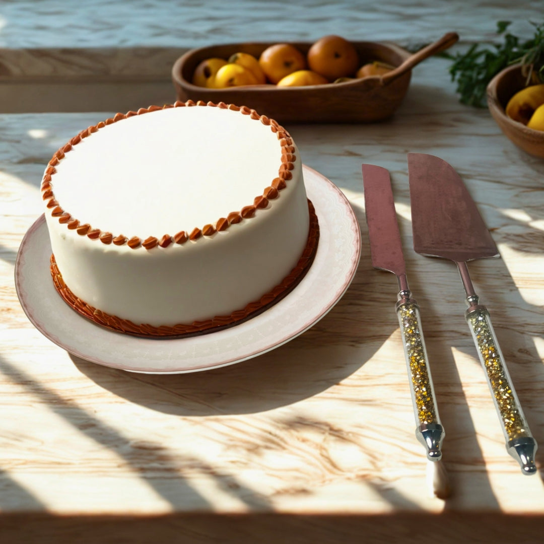 Gold & Silver Crystal Set Of 2