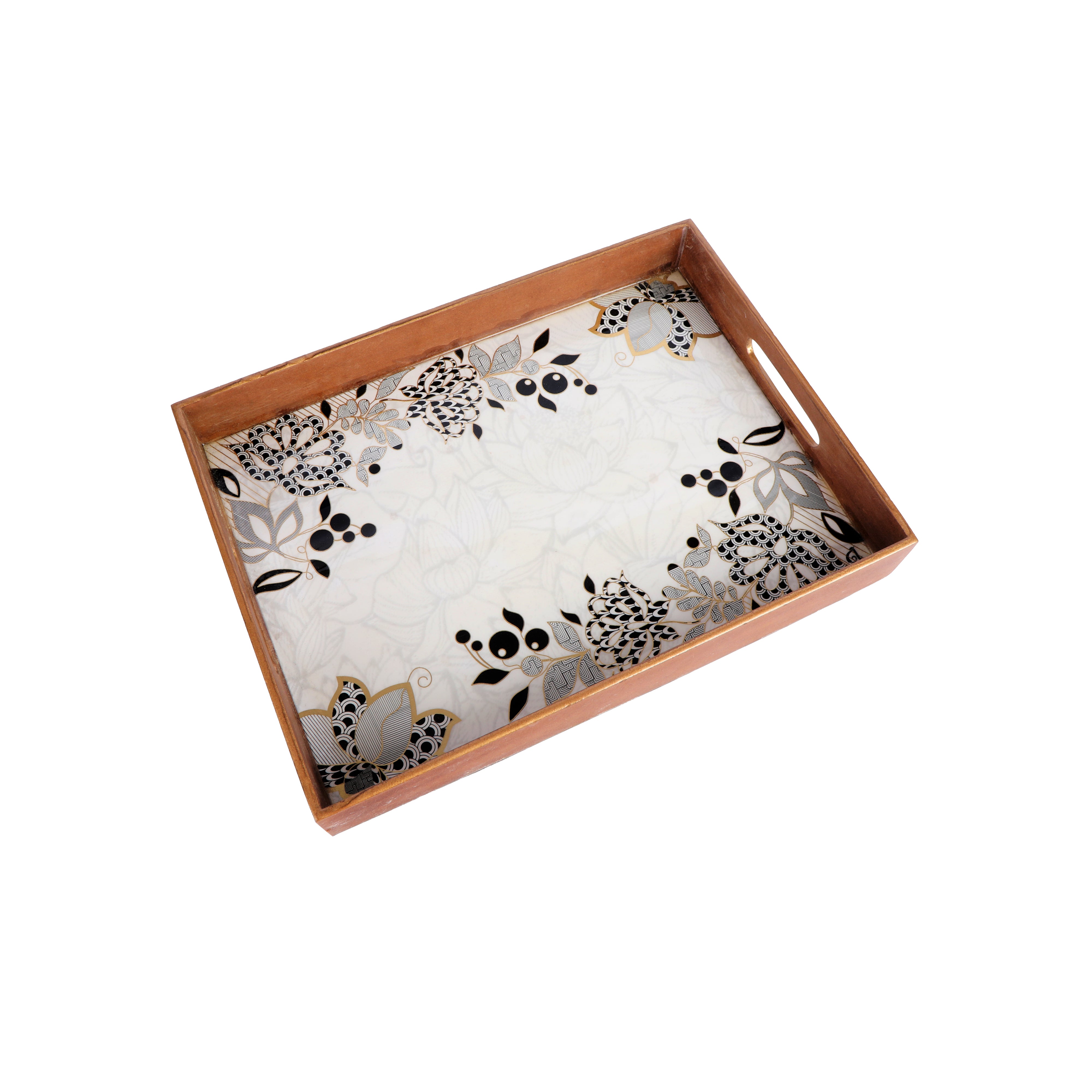 Single Tray - Border Flower