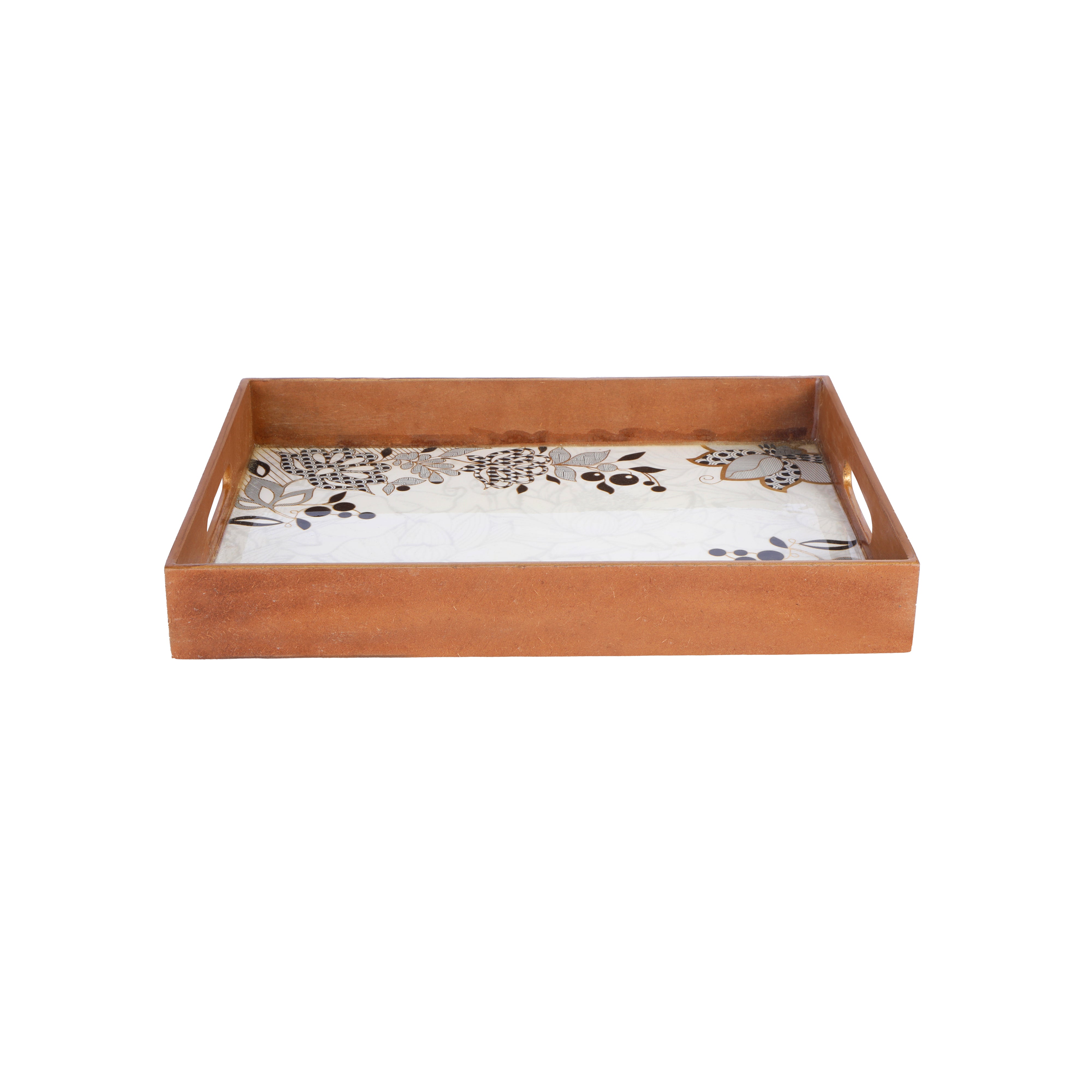 Single Tray - Border Flower