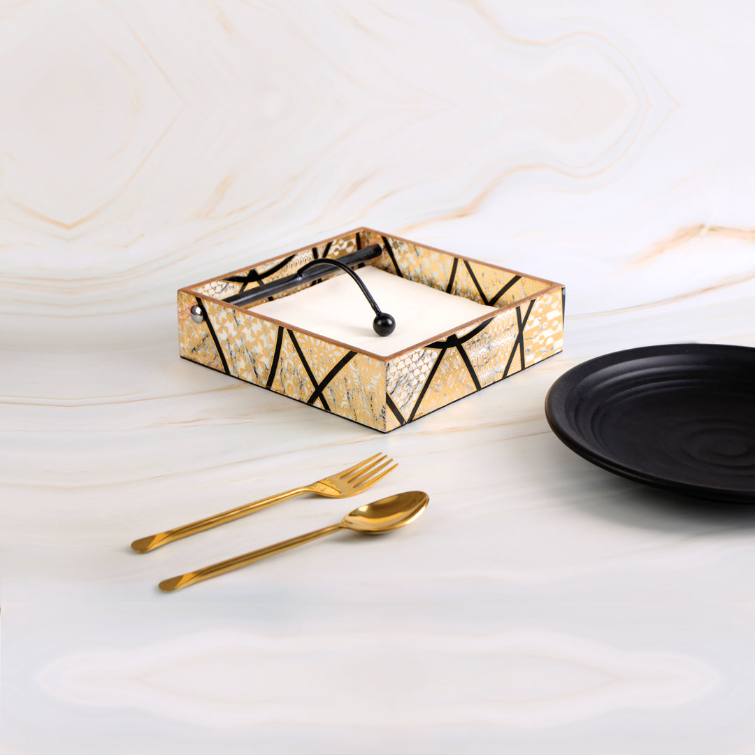 Square Tissue Holder - Crisscross Collection