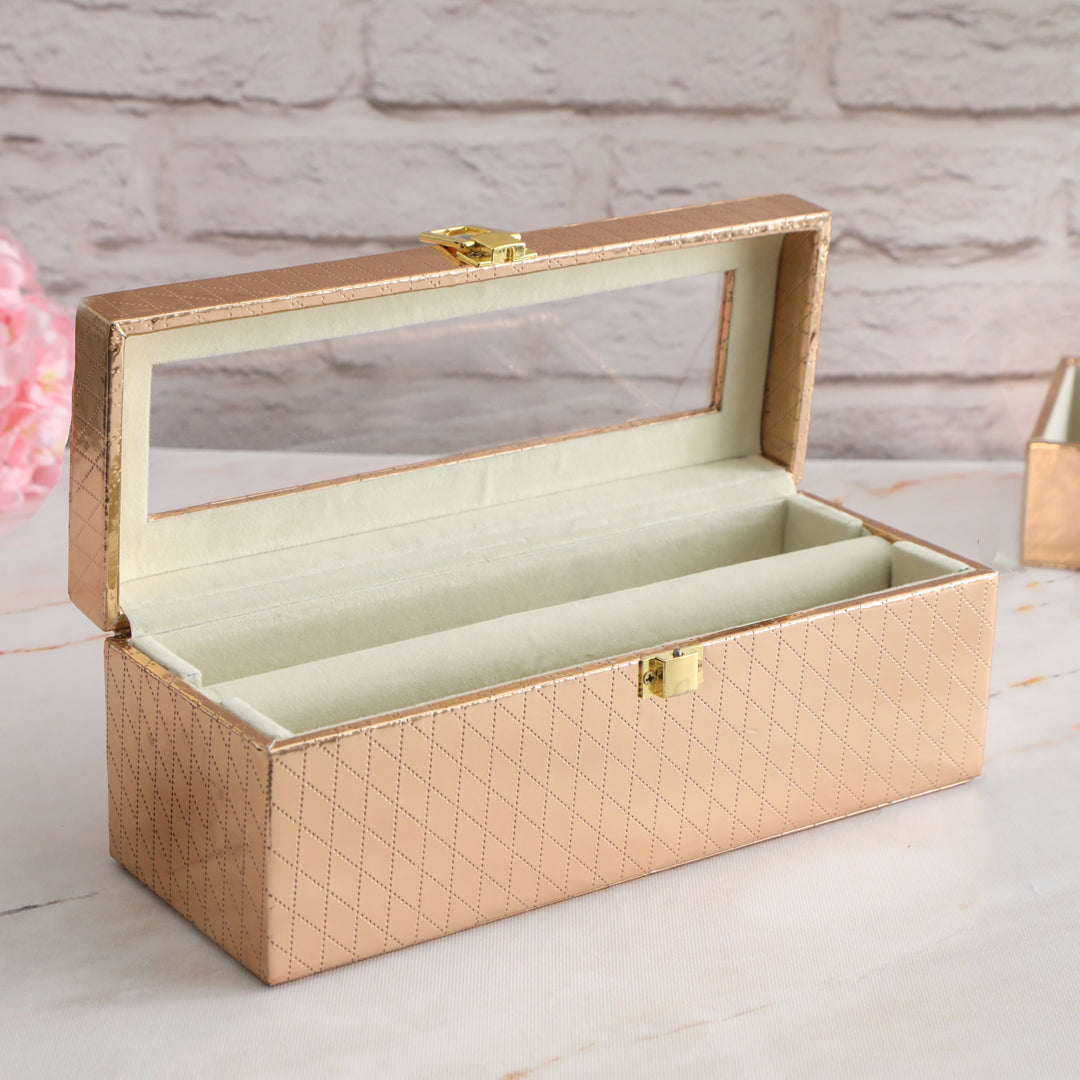 Leatherette 1 Rod - Copper Bangle Box