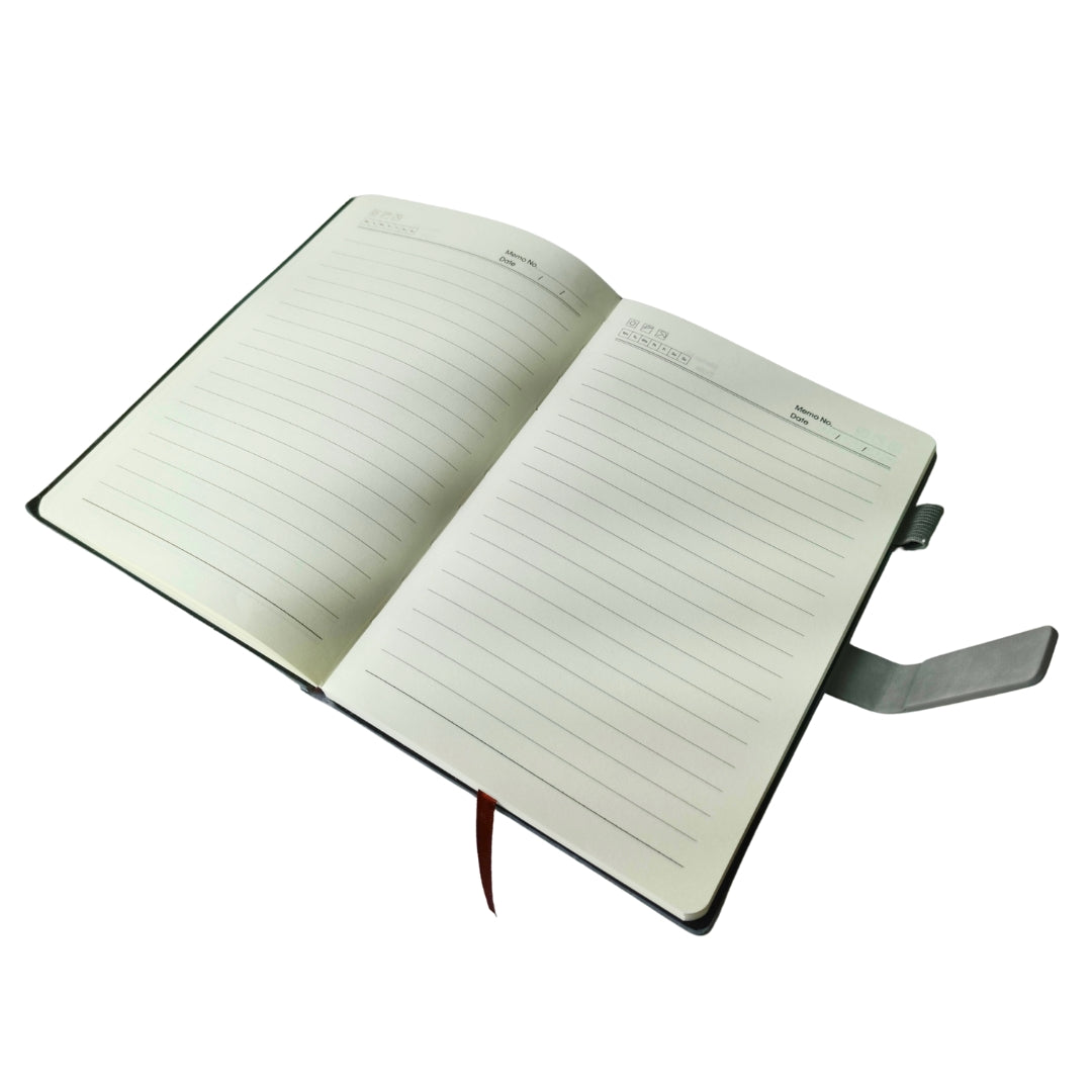 Light Grey Triangle Cut Diary