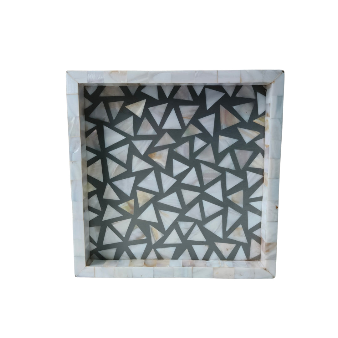 Square Grey Chemical Tray