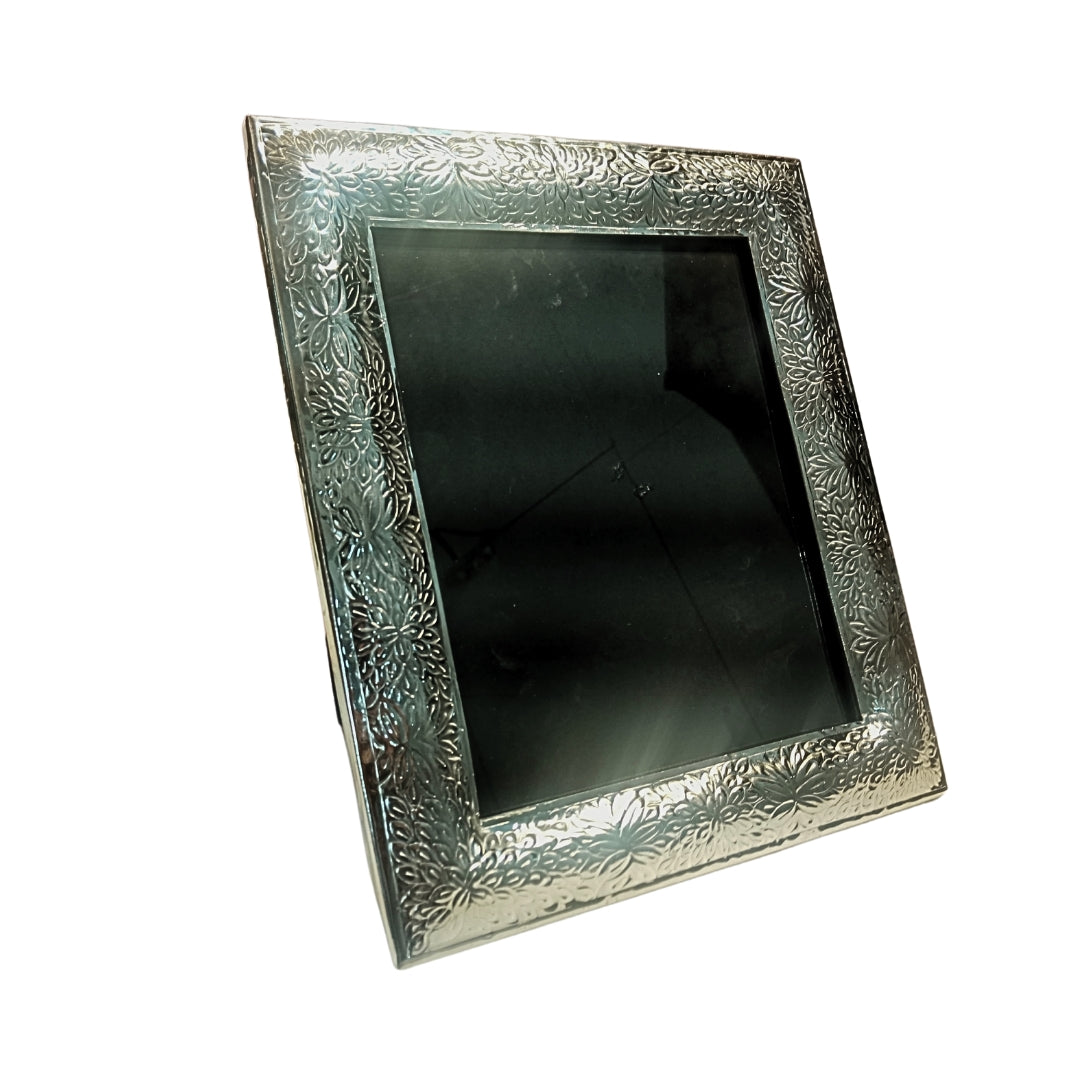 Metal silver plated Etching photoframe X Large