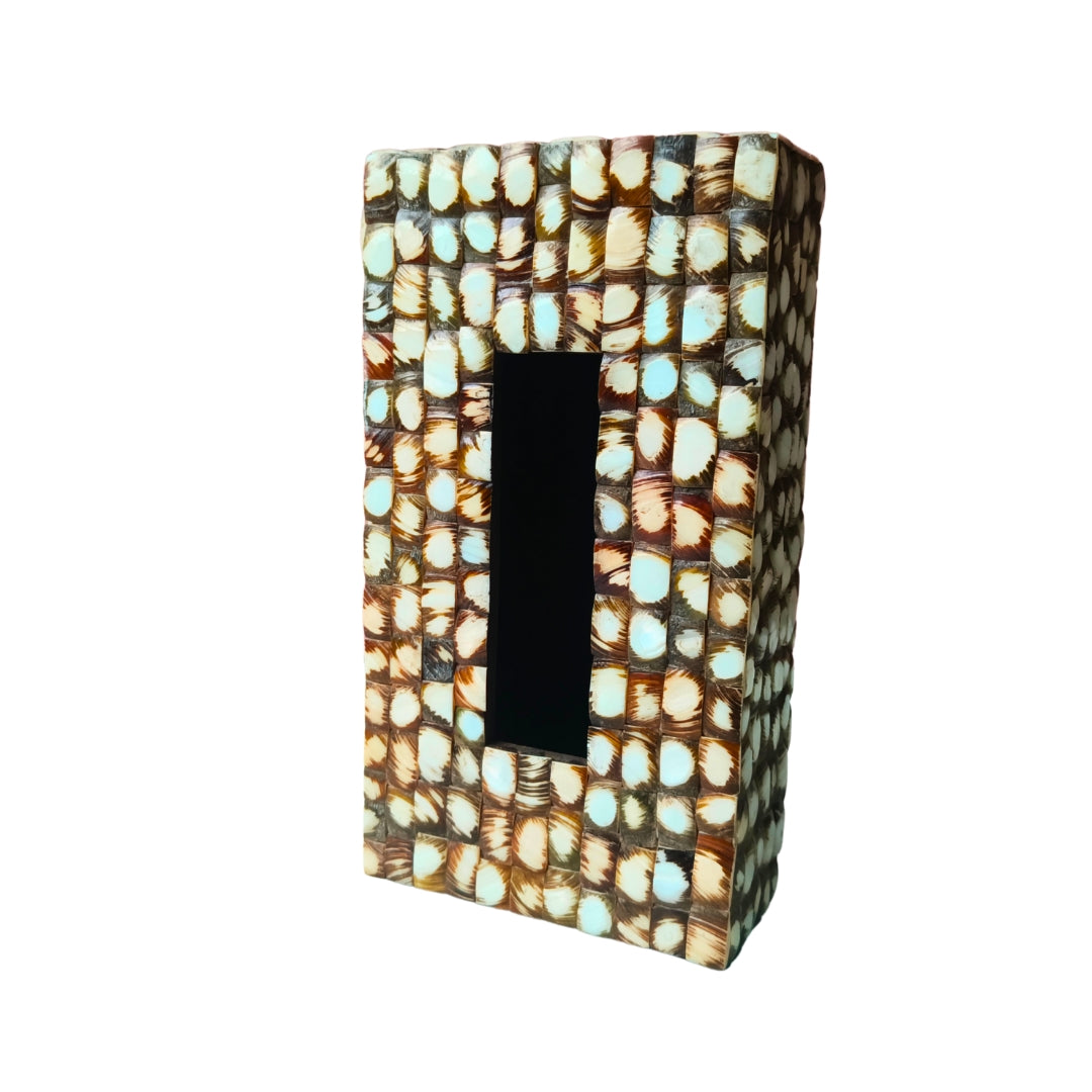 Tissue Box -Wooden With Ulta Mother Of Pearl