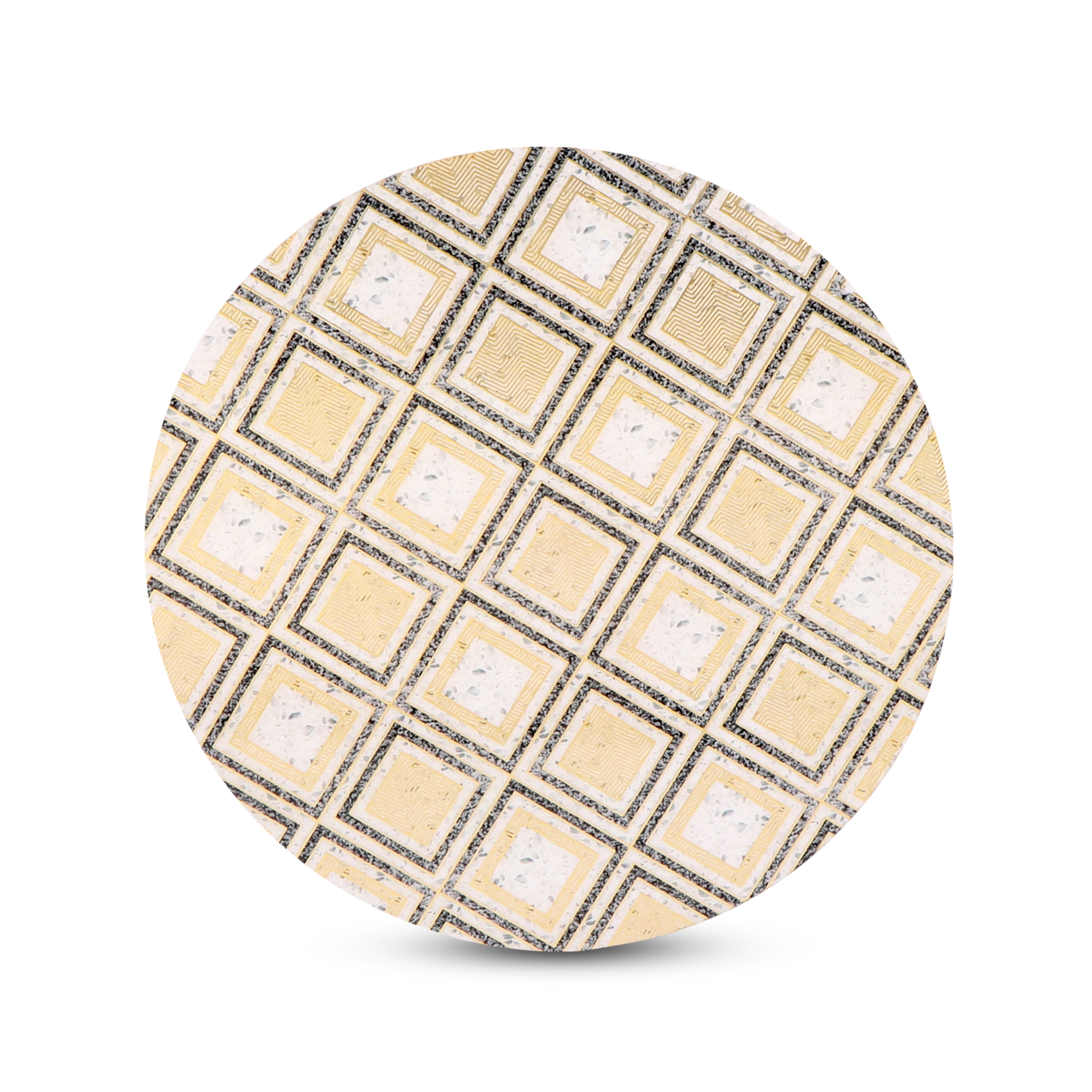 Trivet - Grey Diamond - Round