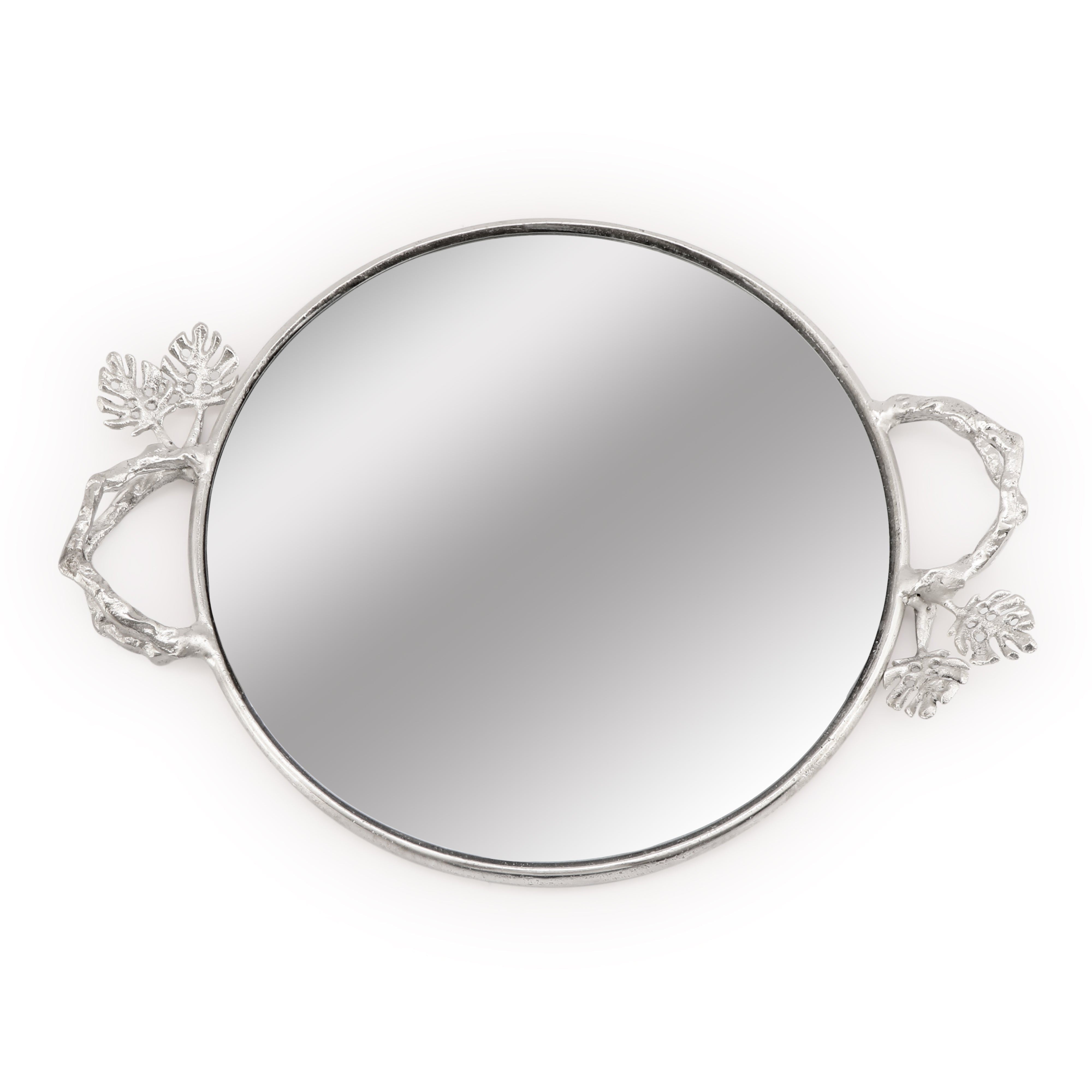 Mirror Tray - Silver Leaf