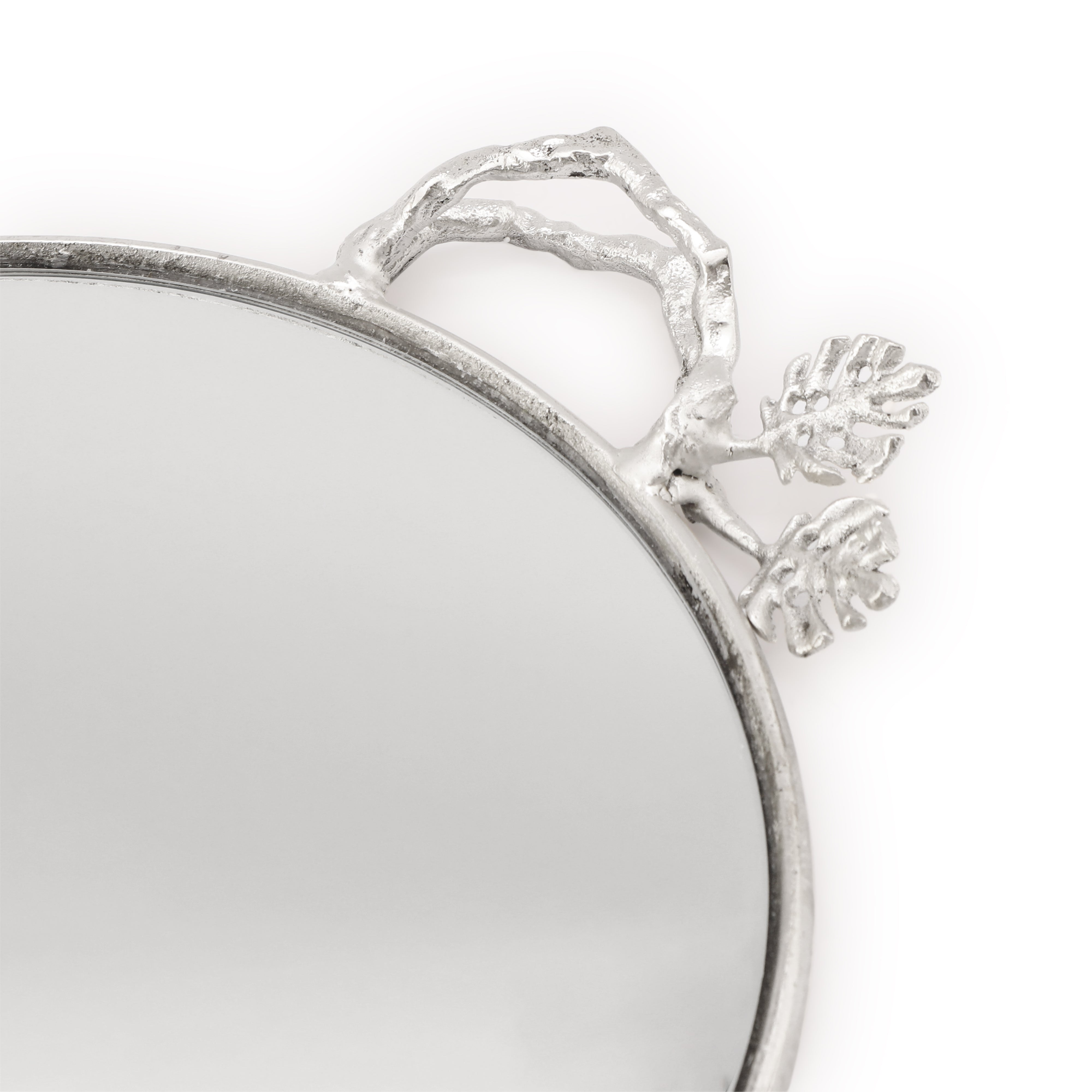 Mirror Tray - Silver Leaf