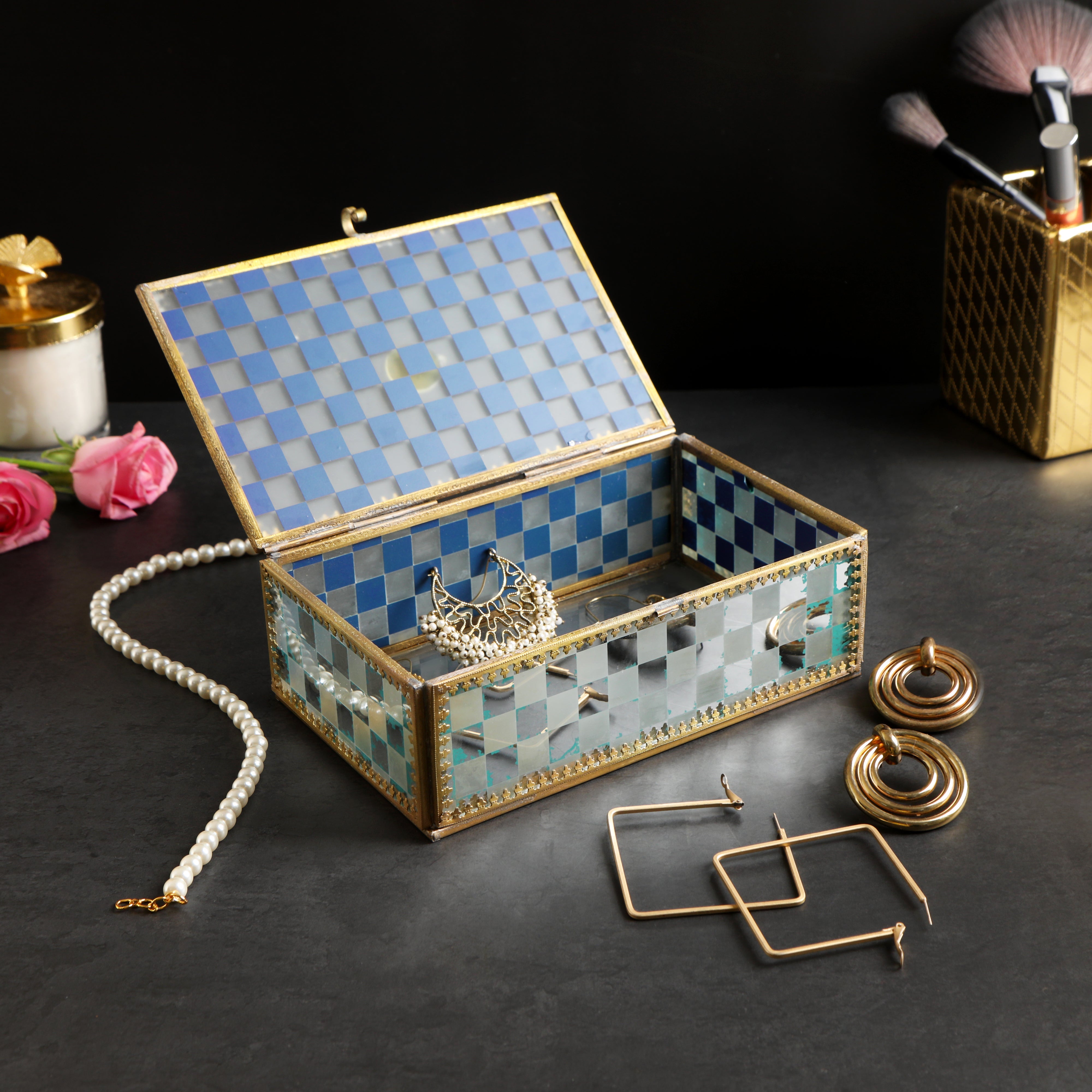 Horse Glass Jewellery Box - Jewellery Organiser