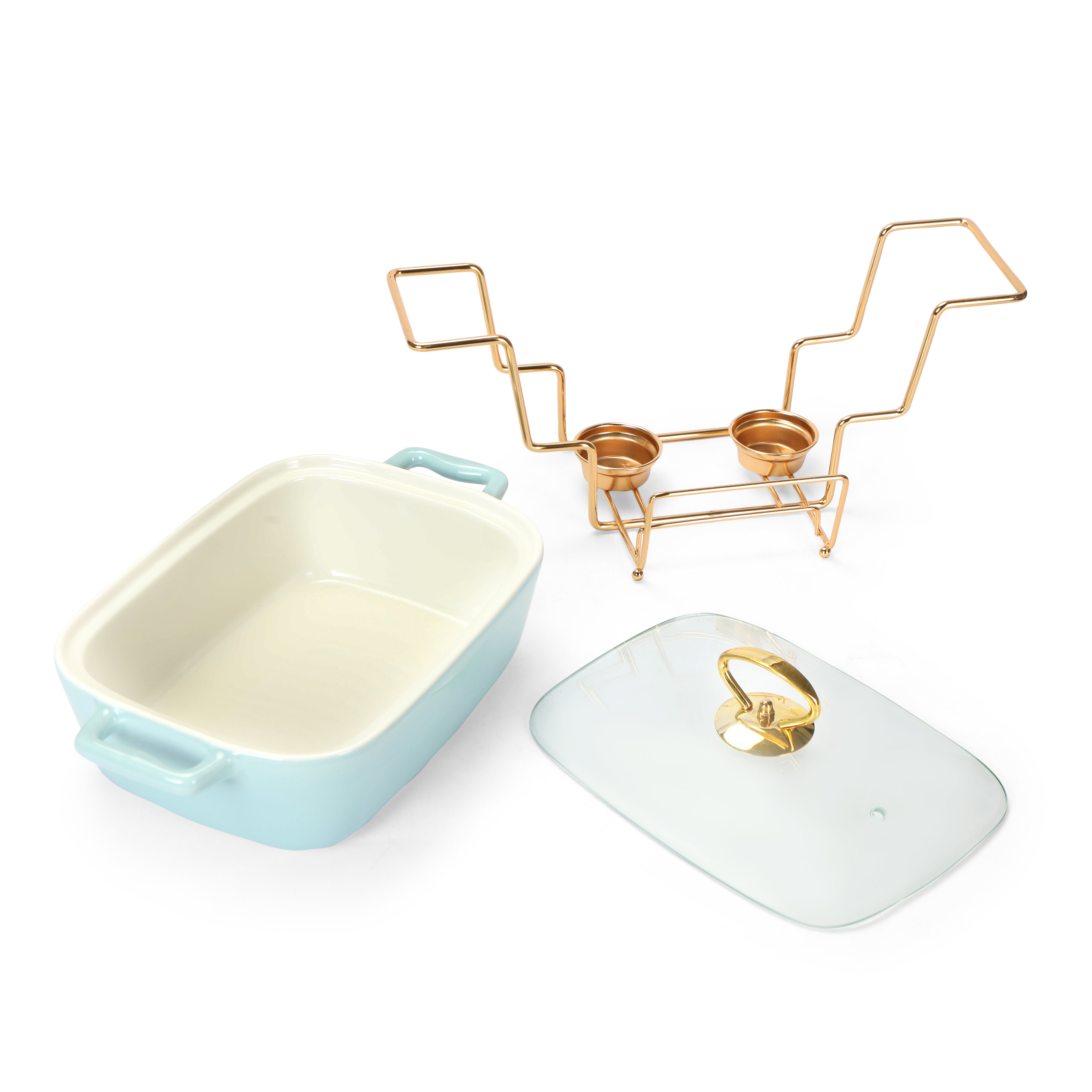 Chafing Dish Single Rectangle - Blue