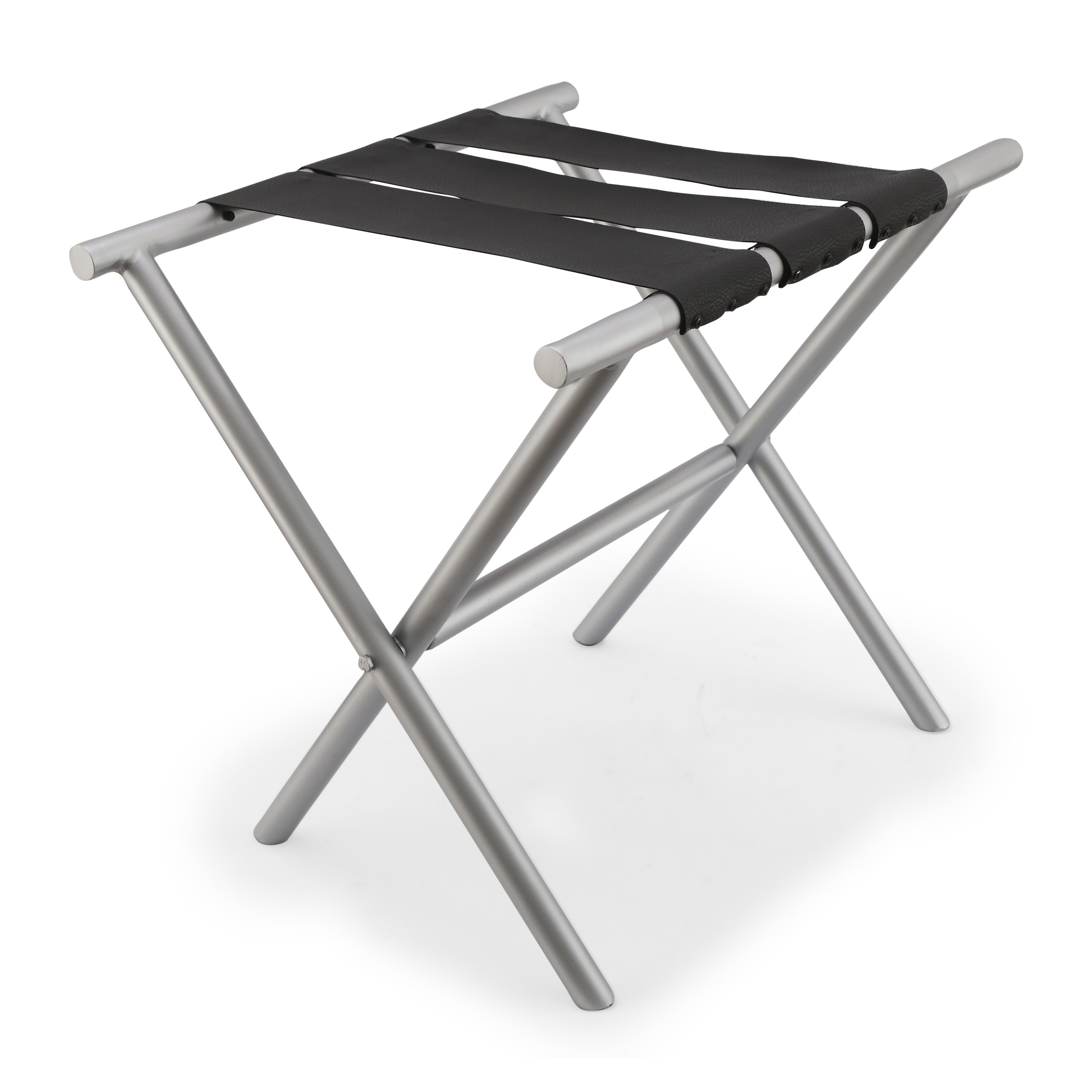 Black Luggage Rack - Folding Luggage Rack