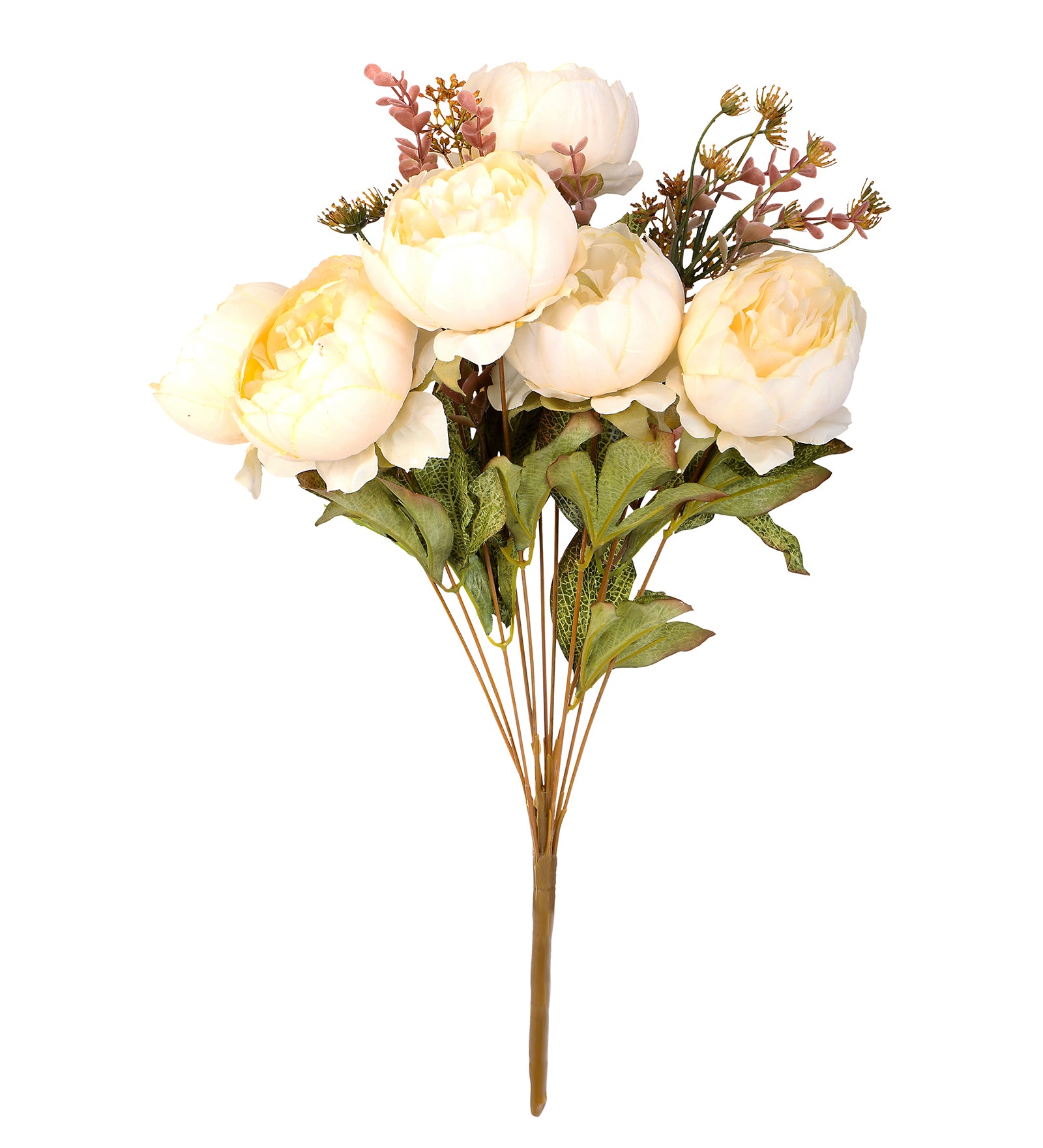 Flower Bunch - Peony White 1- The Home Co.