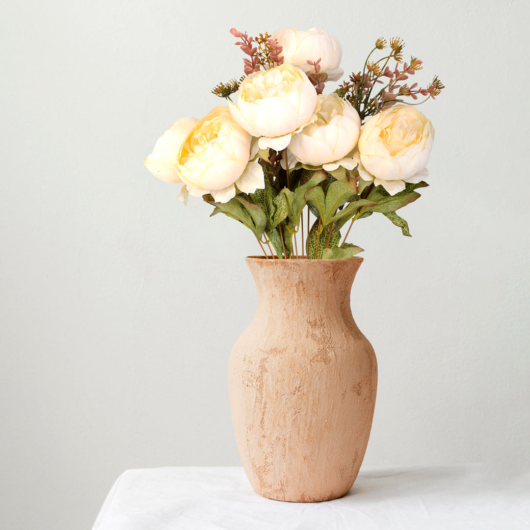 Flower Bunch - Peony White - The Home Co.
