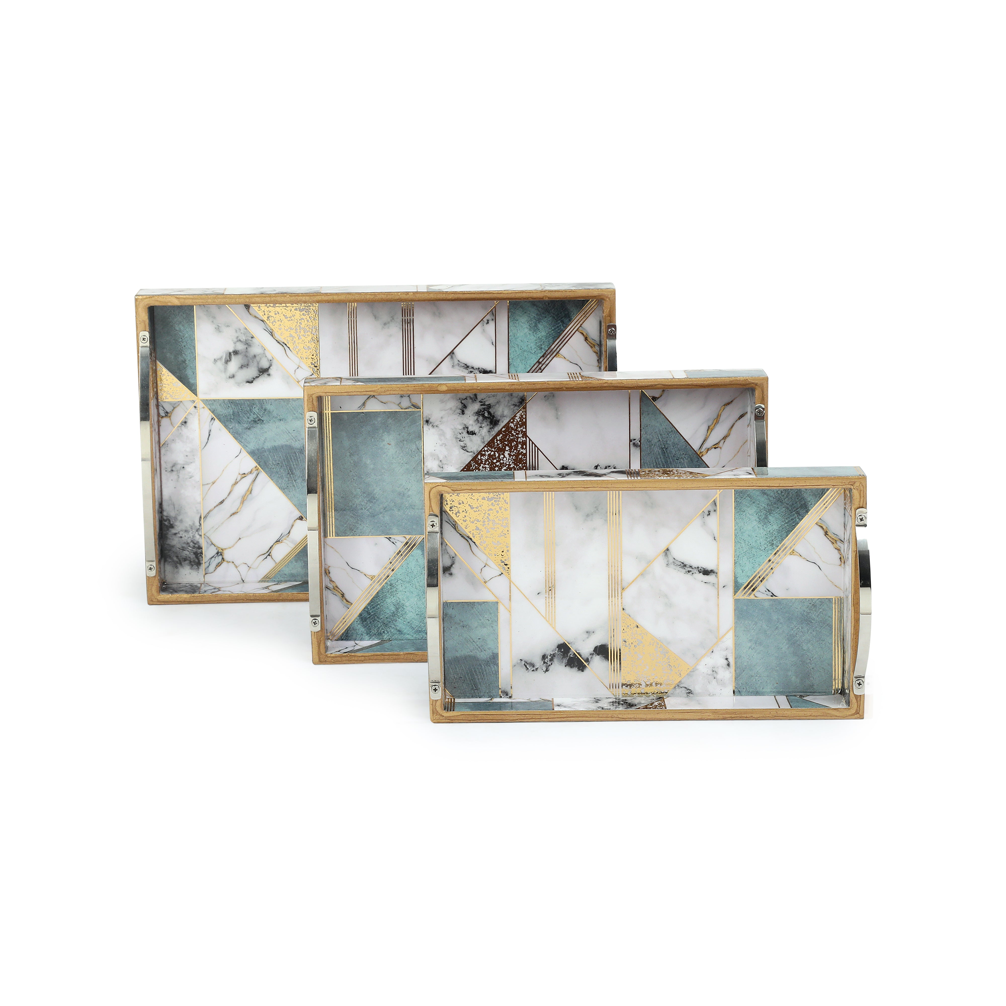 Tray Set Of 3 - New Onyx