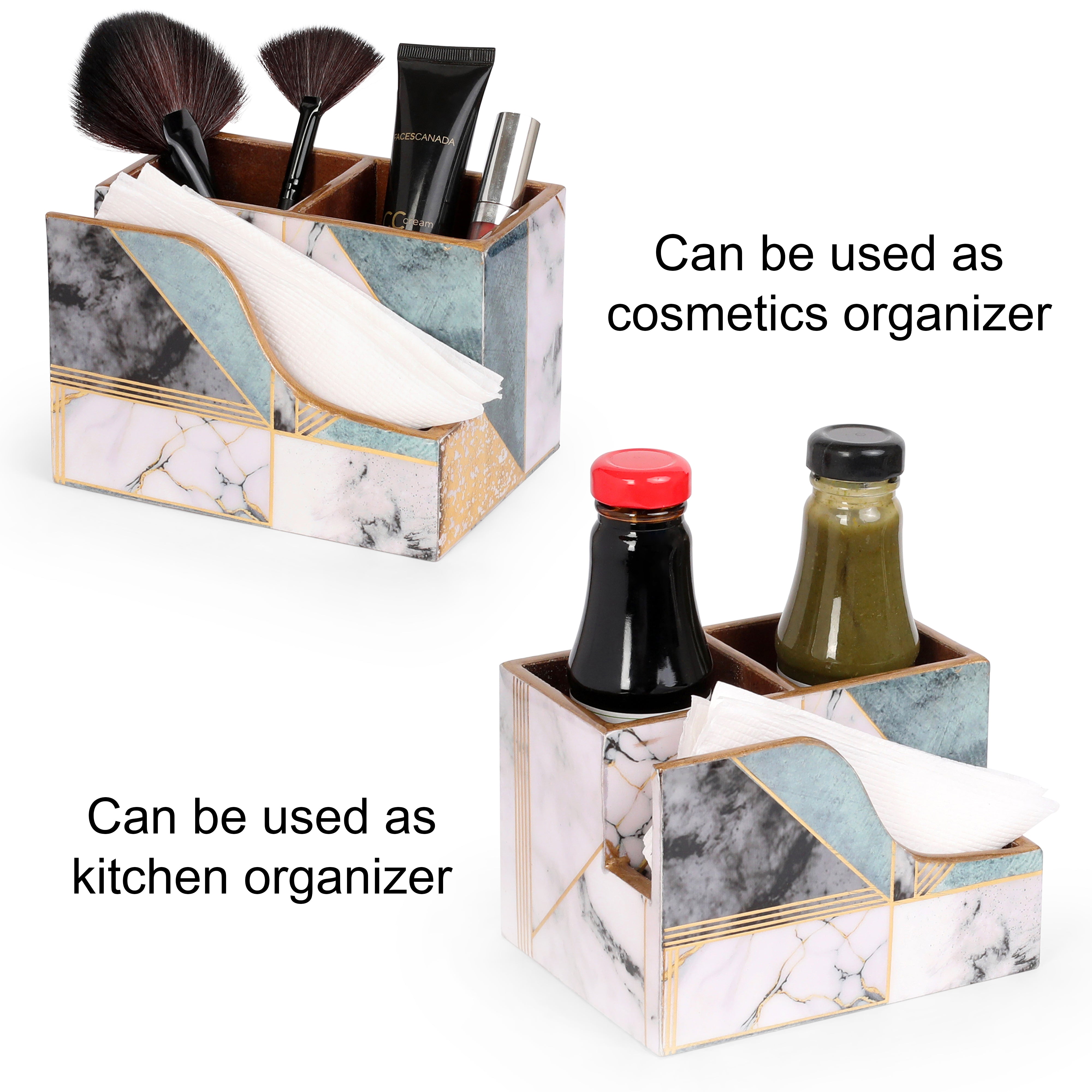 Small Cutlery Tissue Holder - New Onyx