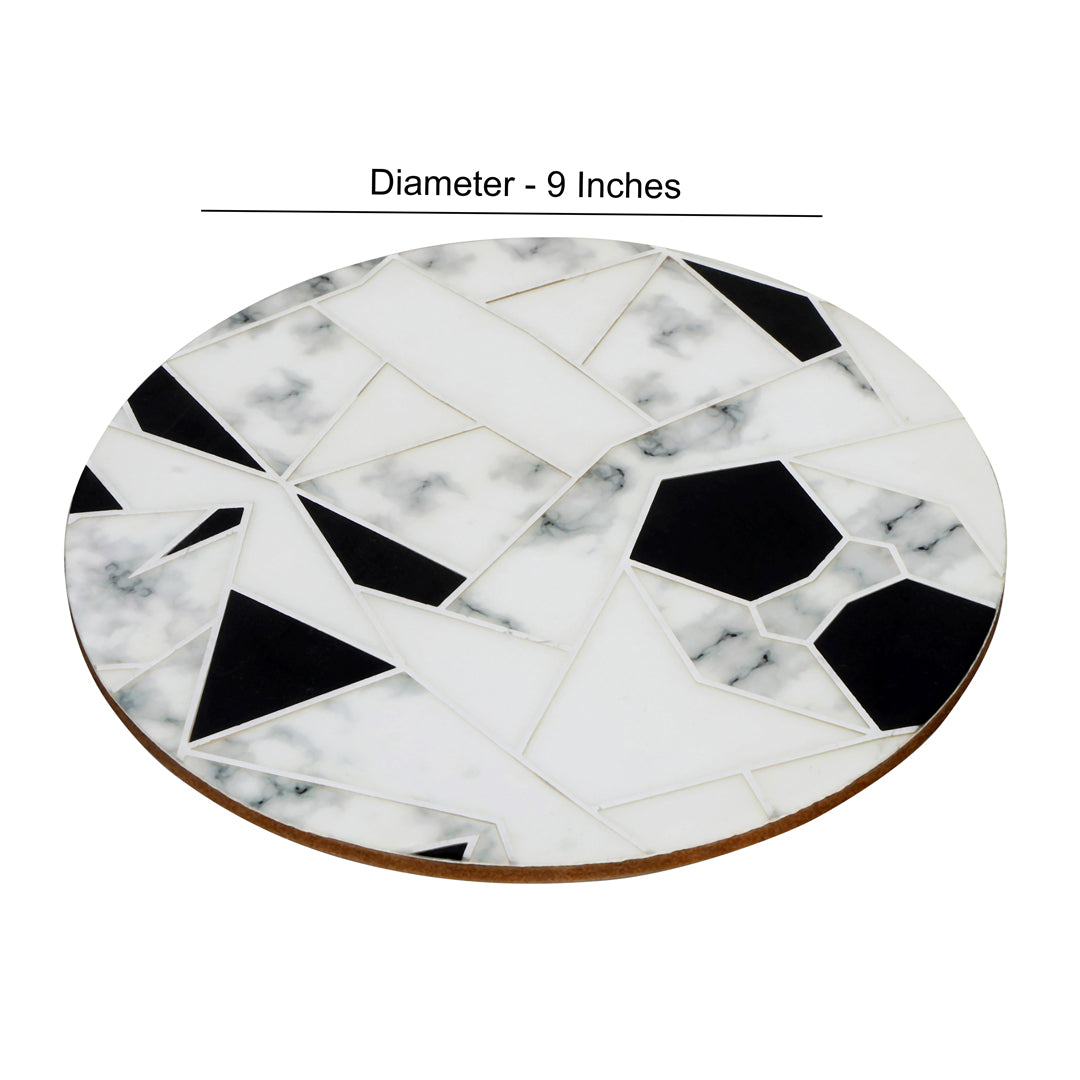 Trivet - Triangle Pattern - Round Trivet