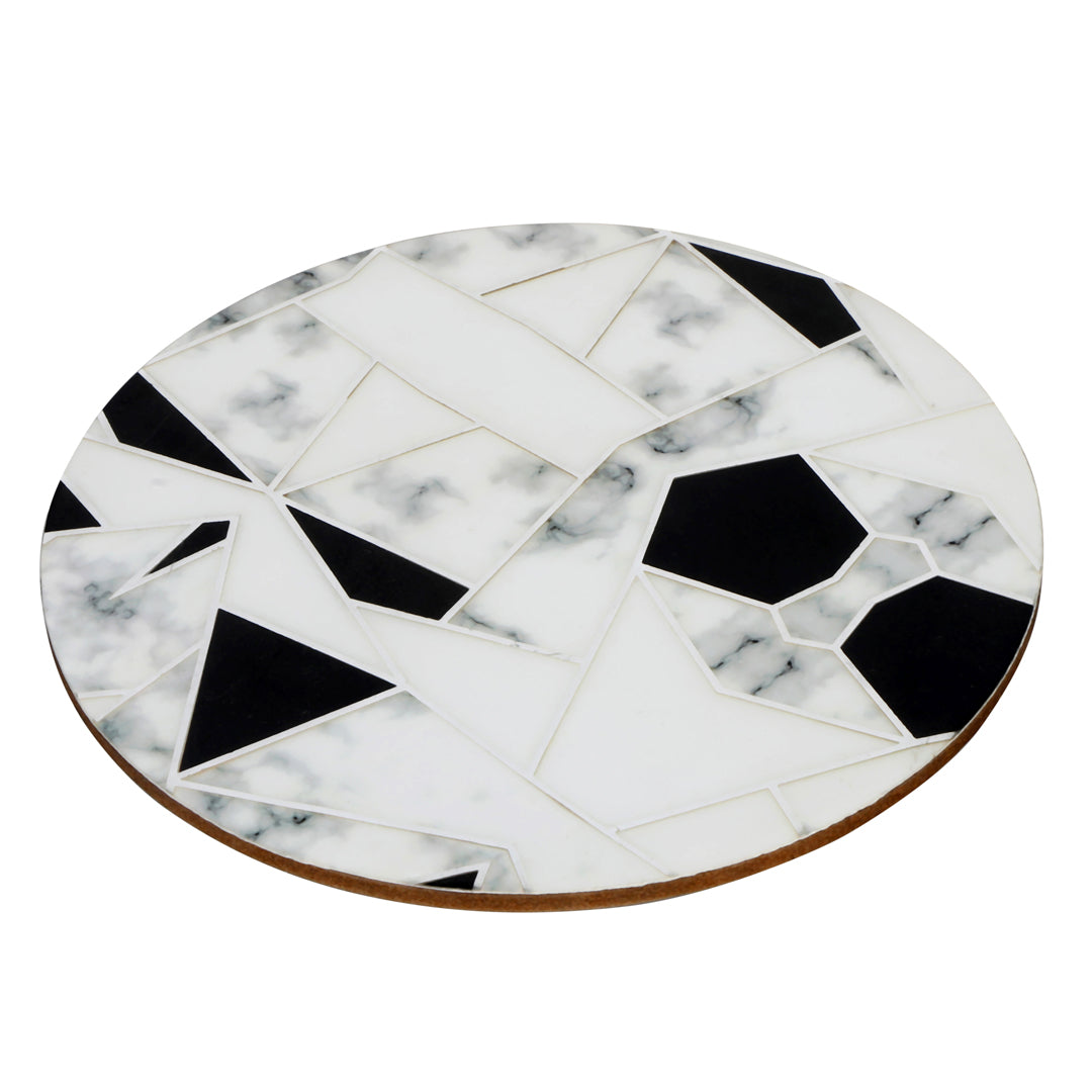 Trivet - Triangle Pattern - Round Trivet