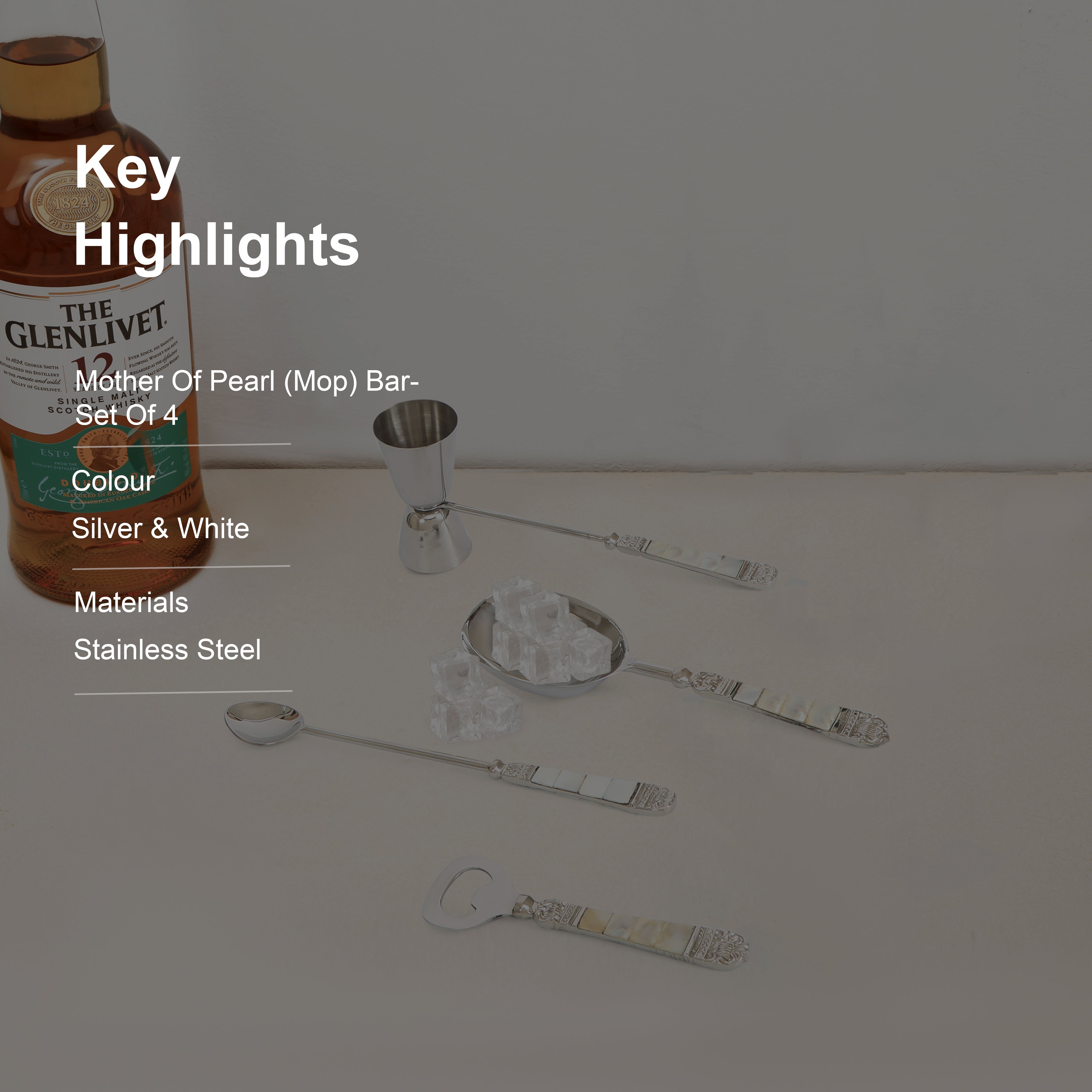 Bar Set - Mother of Pearl