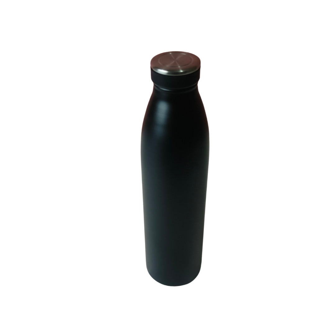 Black Stainless Steel Bottle 750ml