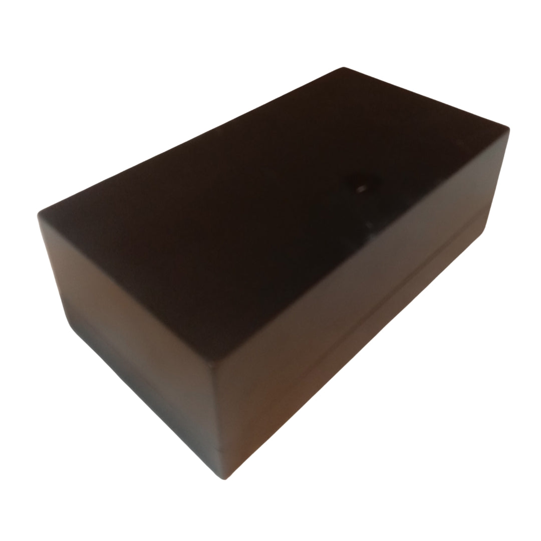 wooden black mosaic print & enamel with deco paint tissuebox