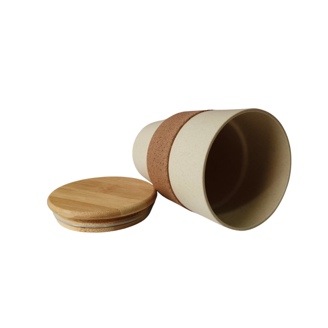 Eco Grip Sippers With Wooden Lid