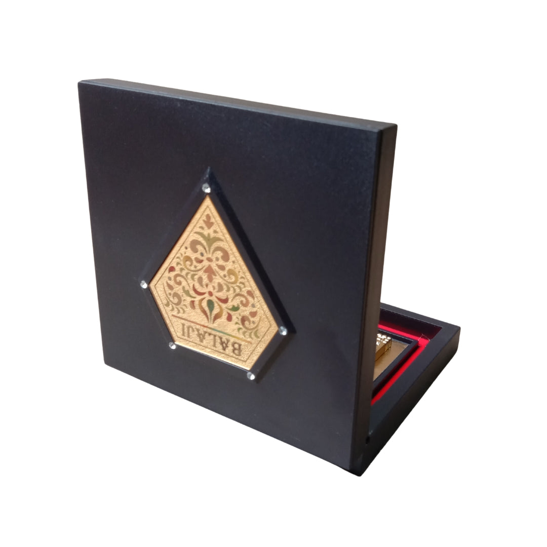 999 Pure Silver & 24k Gold Plated Balaji Charan Paduka Pooja Box | Tirupati Venkateswara Puja Box