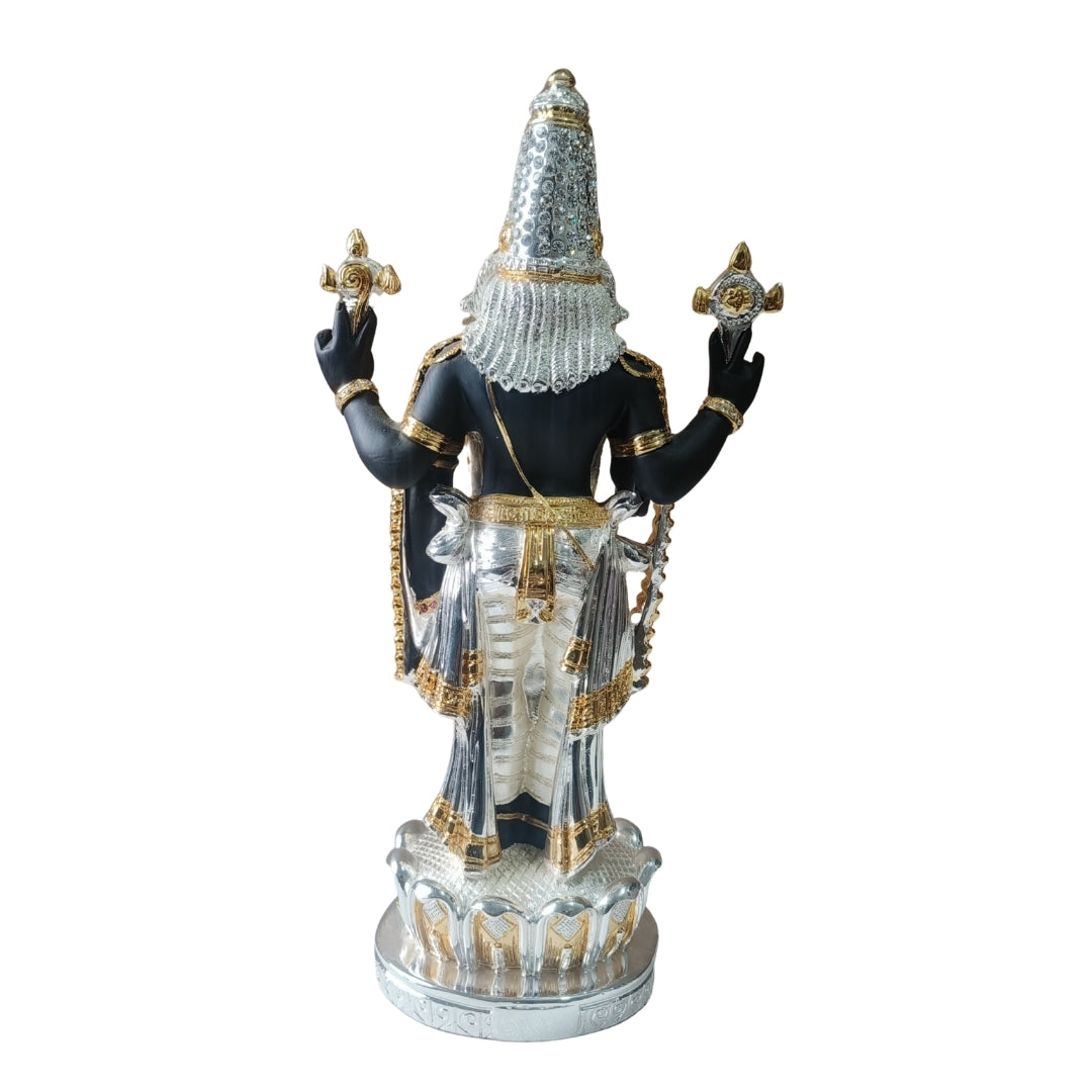 The Home Co- 999 Pure Silver & 24K Gold Lord Venkateswara Divine Home Collection
