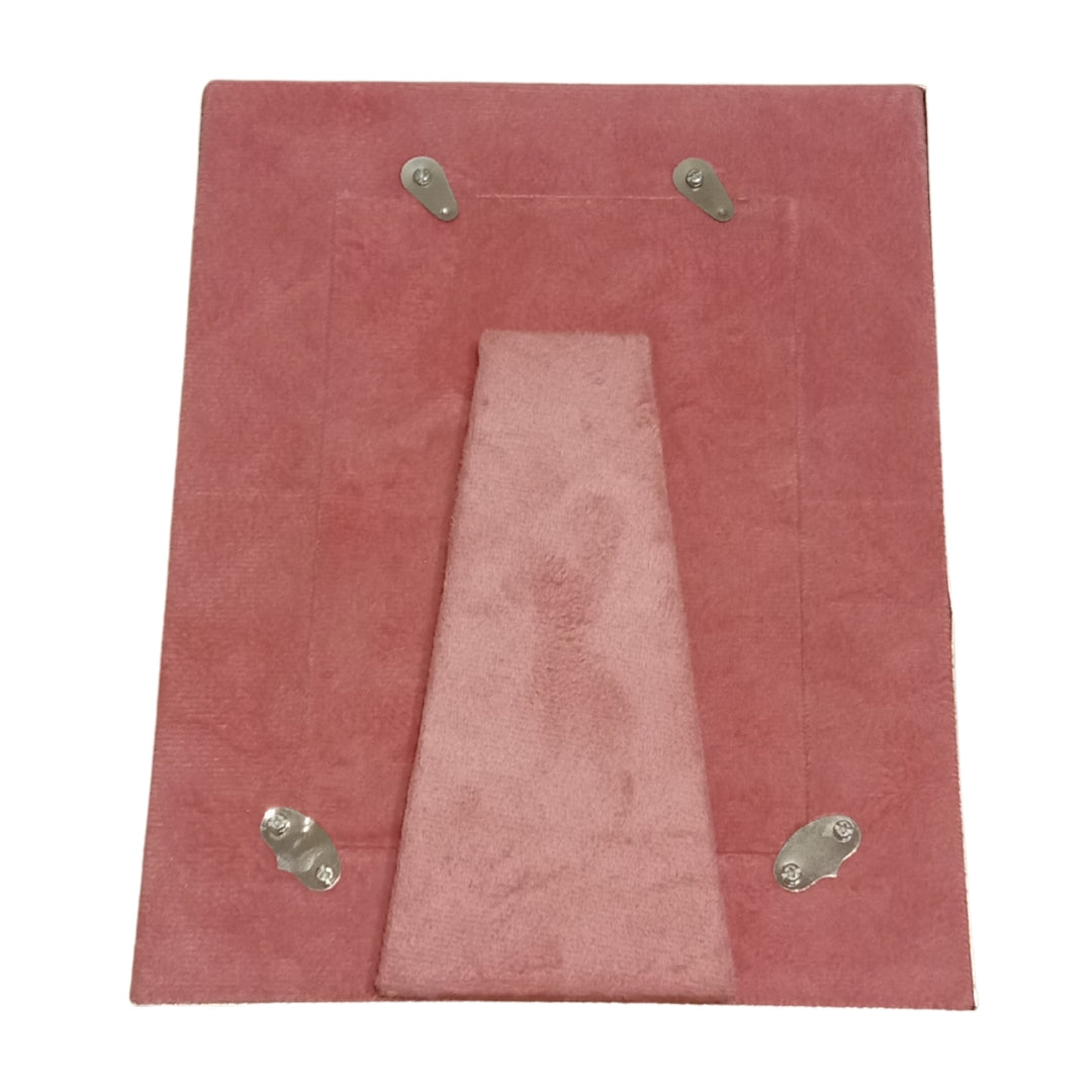 Silver Plated Raas Leela Radha Krishna Photo Frame (Pink Velvet Box)