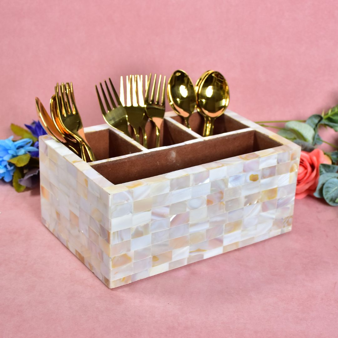 Caddy - 4 Partition Mother Of Pearl