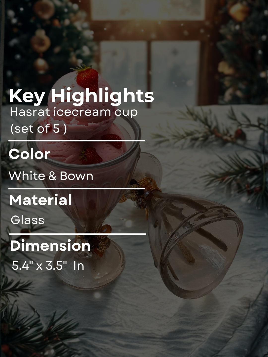 Oval Shape Grey Resin Mocktail Filigree Glass Set of 5