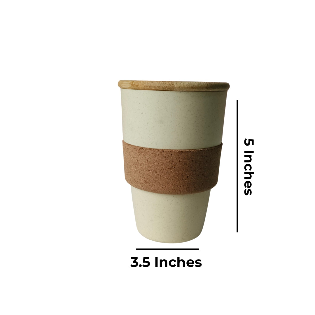 Eco Grip Sippers With Wooden Lid