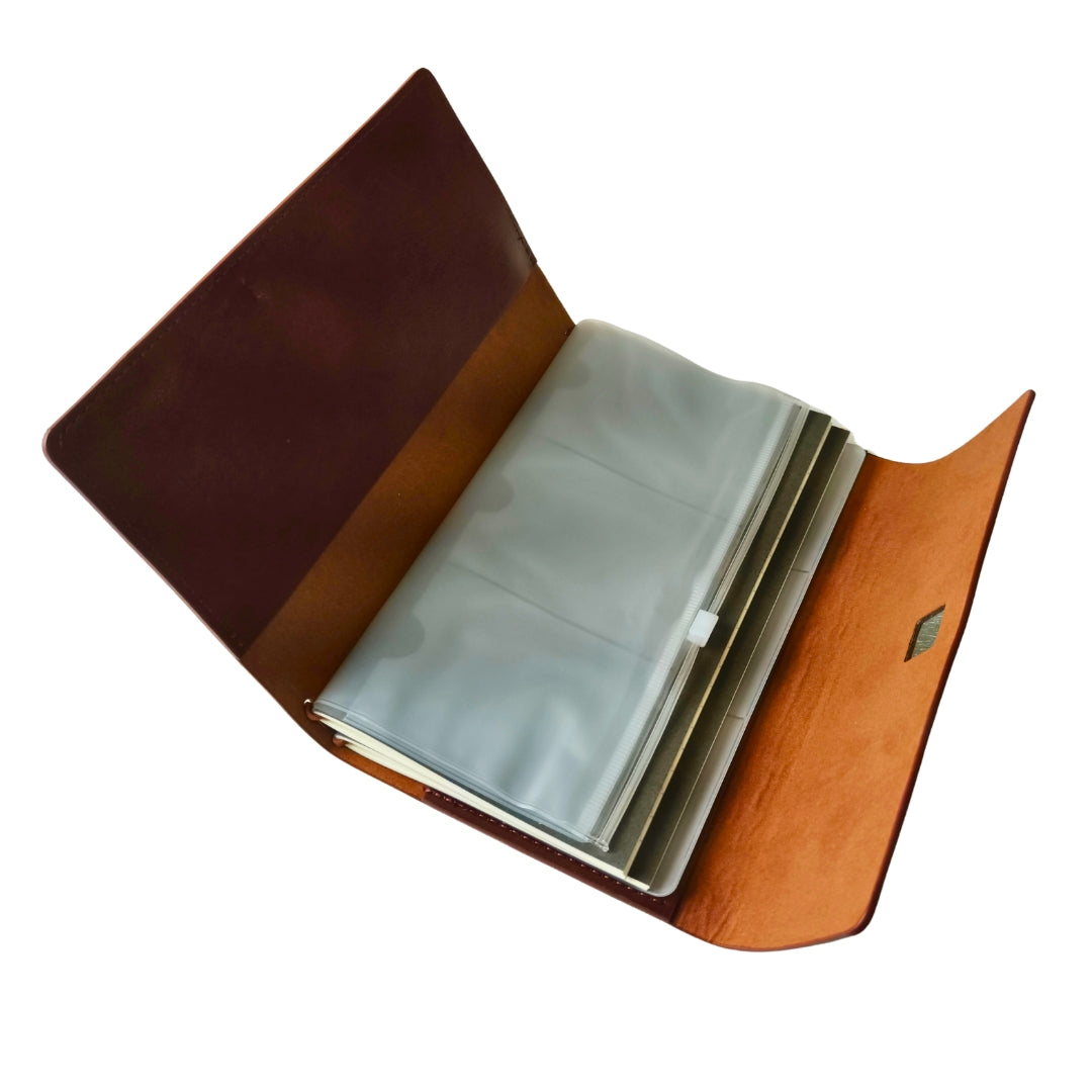 Brown Card Holder Diary