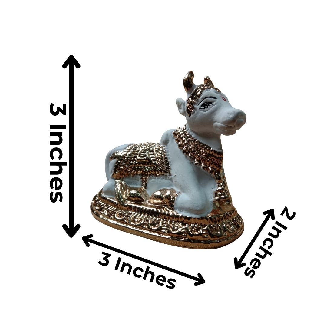 The Home Co- 24K Gold Plated The Divine Sentinel Fiber Nandi