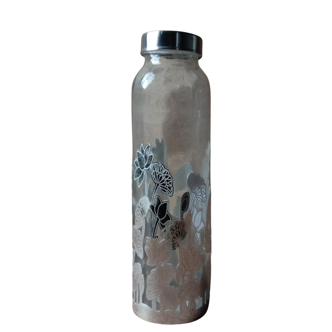Silver Plated Water Bottle and Glass Set with Velvet Gift Box