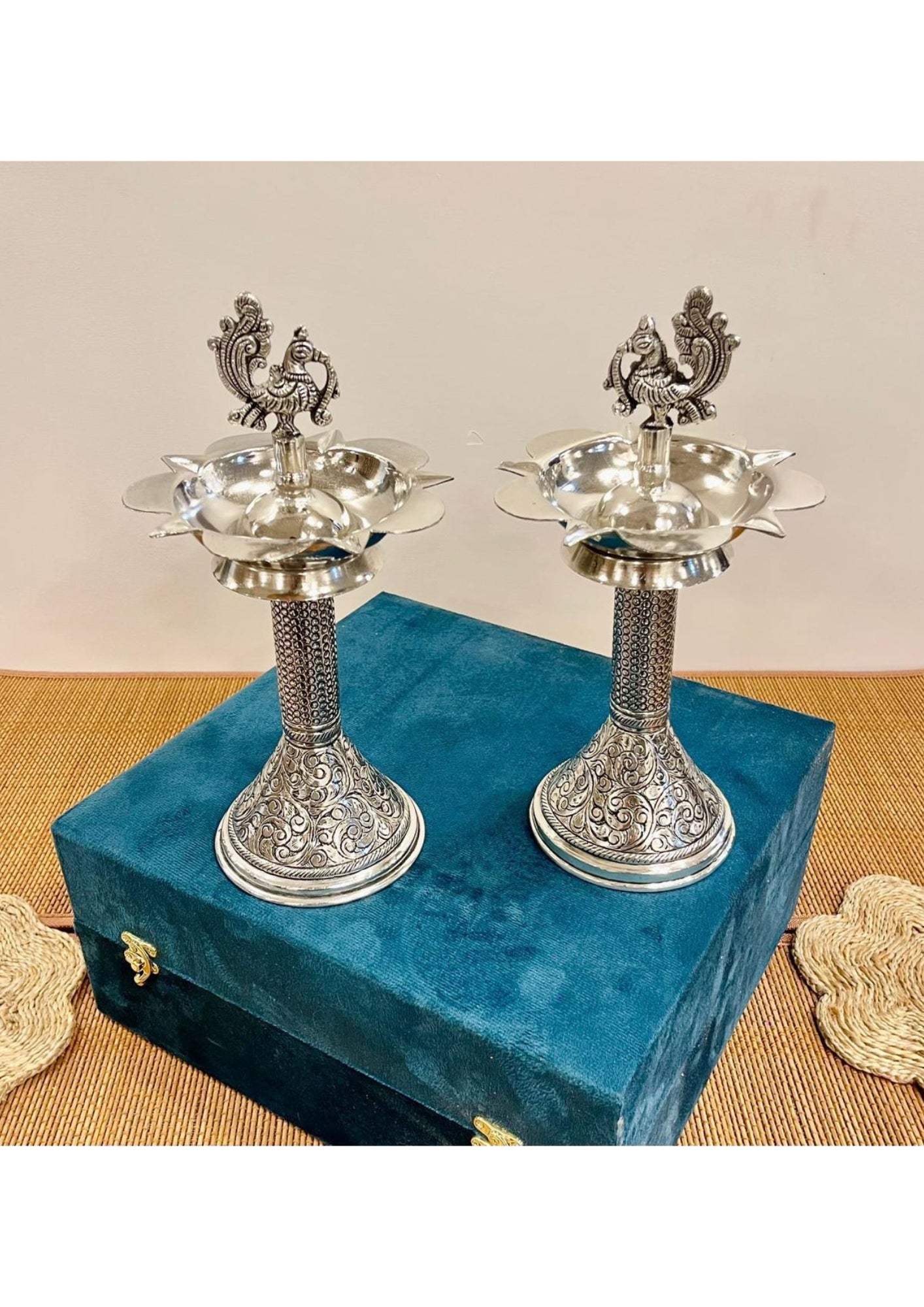 Silver Plated Hand Carving Samai