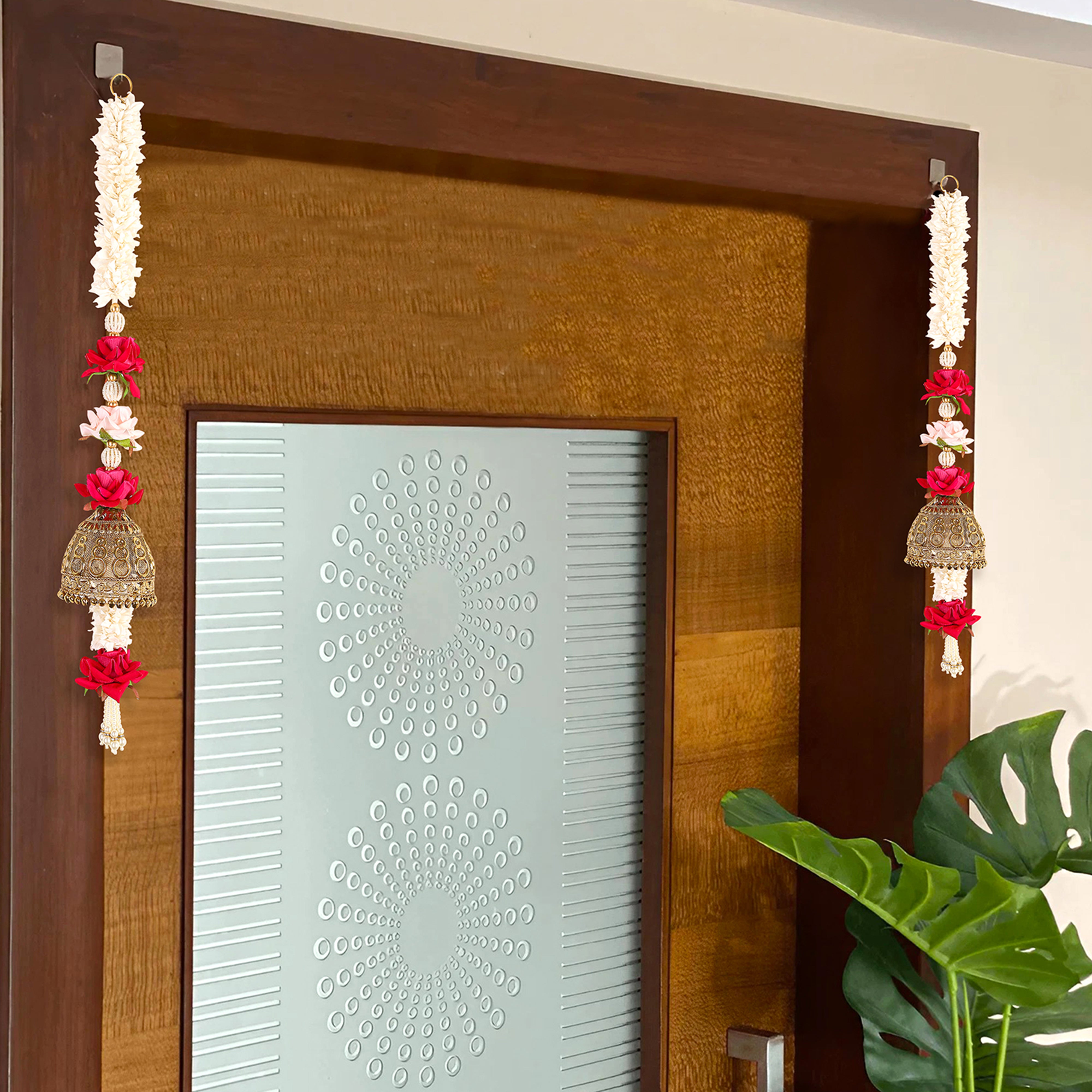 Dome Bell Side Hangings Set Of 2