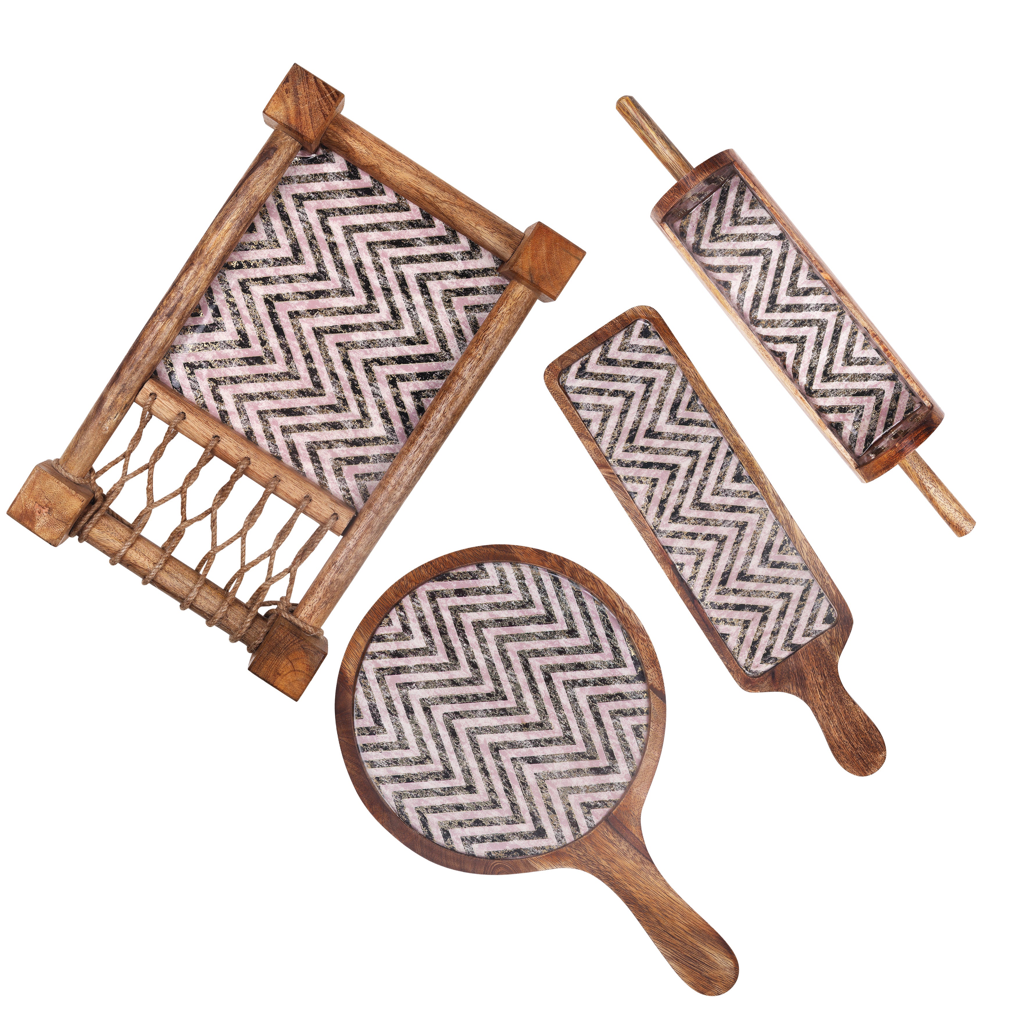 new zigzag khatiya set of 4