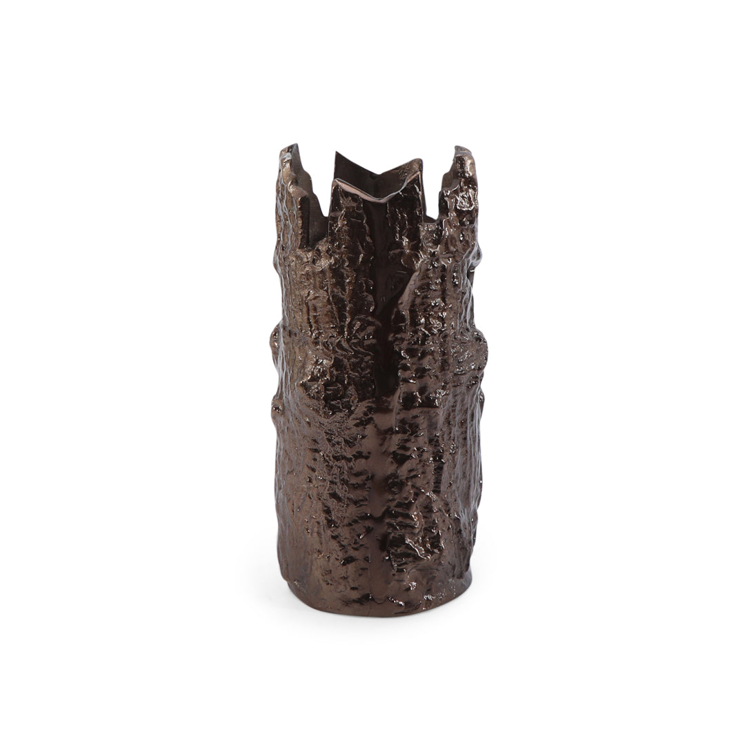Bronze Bark Shape Vase - Small 2- The Home Co.