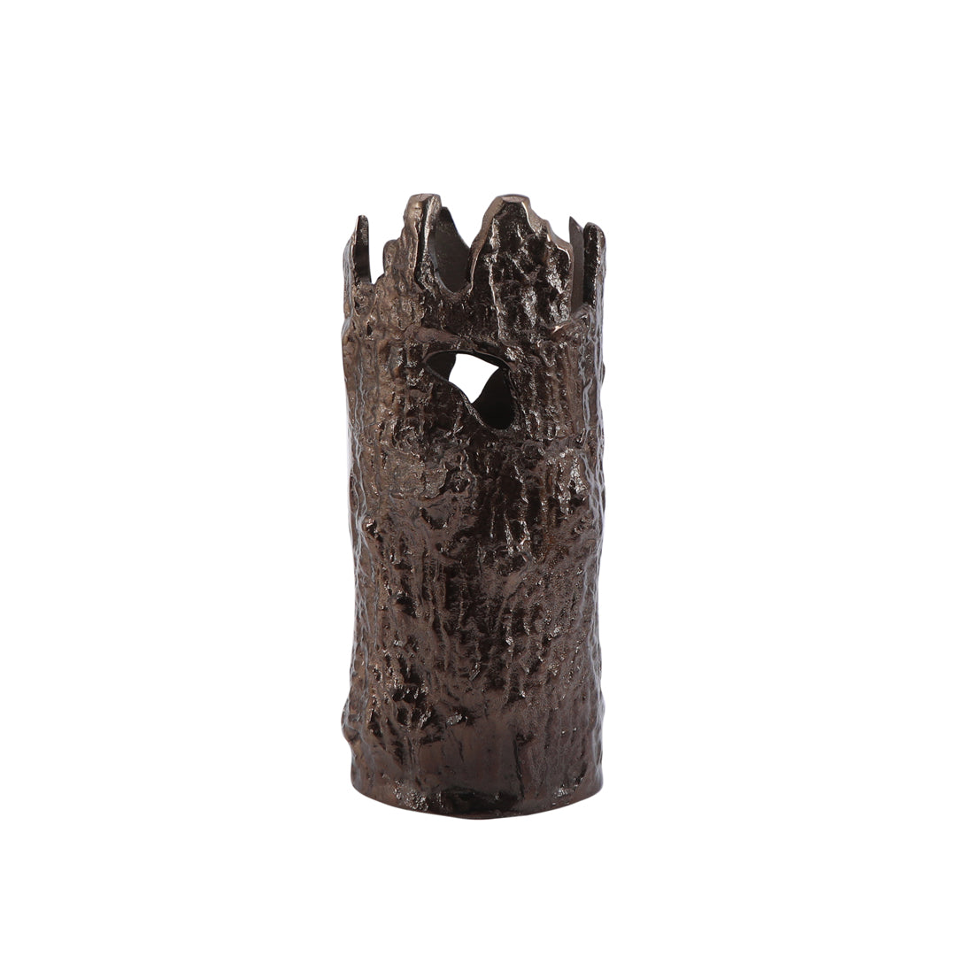 Bronze Bark Shape Vase - Small 3- The Home Co.